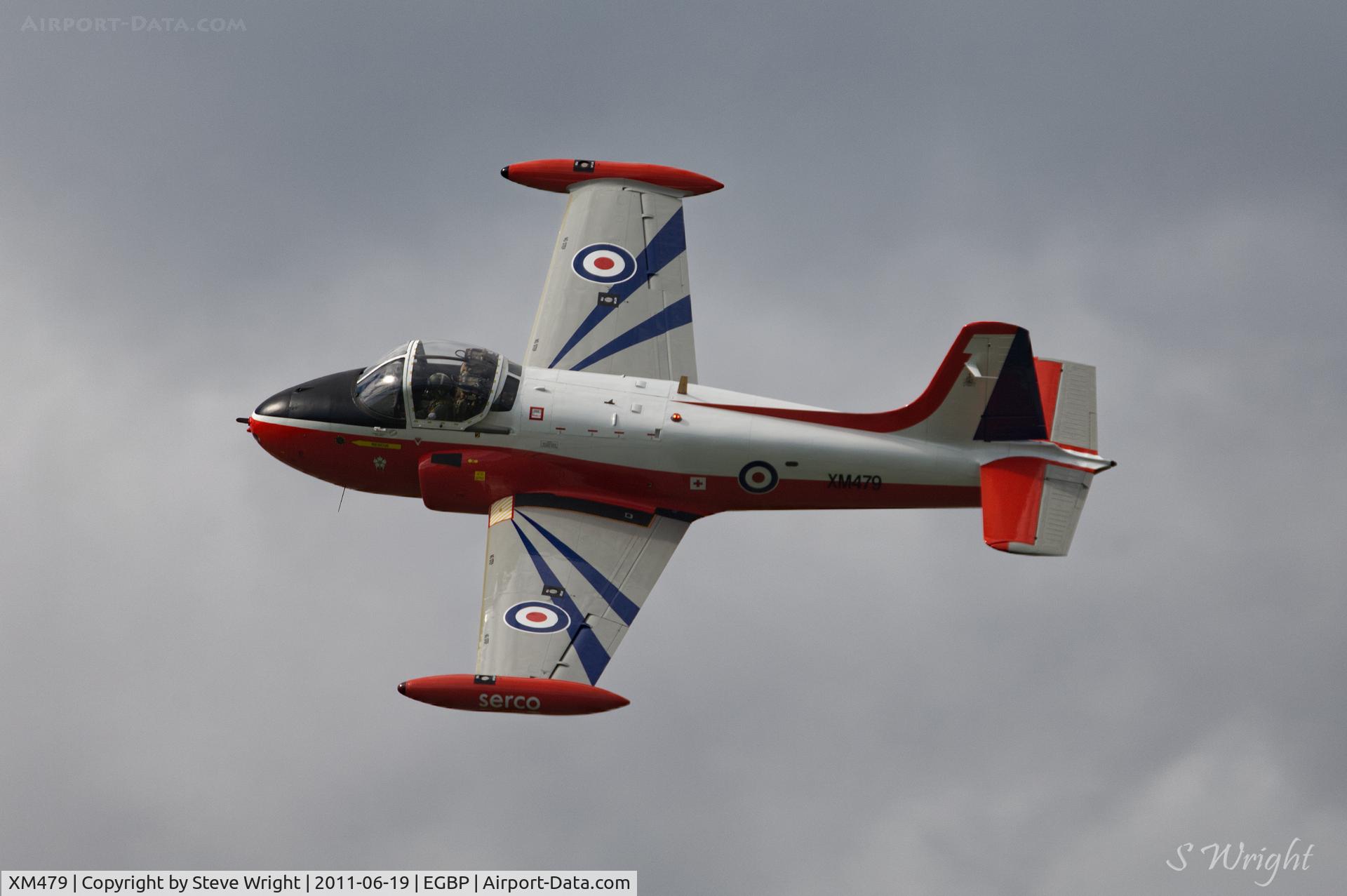 XM479, 1960 Hunting P-84 Jet Provost T.3A C/N PAC/W/9287, Cotswold Airshow UK