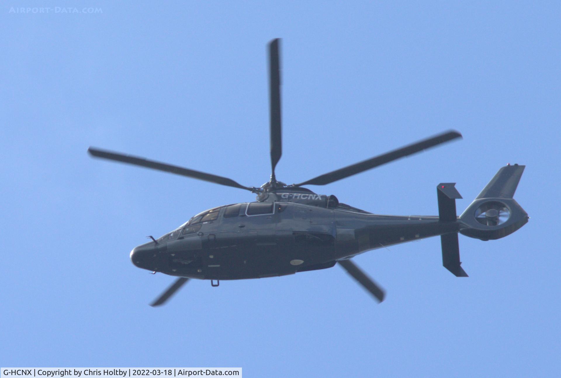 G-HCNX, 2007 Eurocopter EC-155B-1 C/N 6771, Eurocopter 155B over Panshanger Park in Herts.