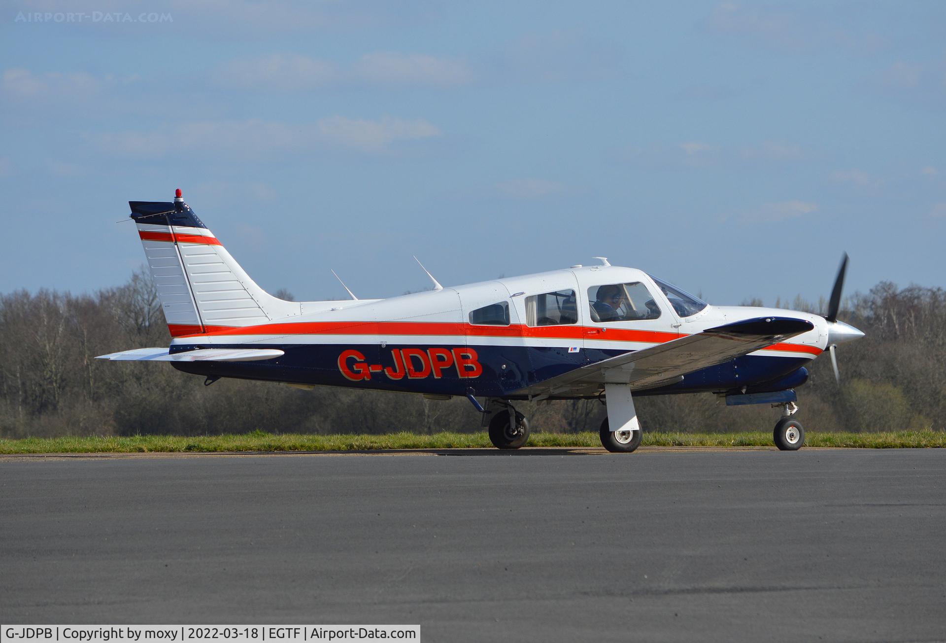 G-JDPB, 1978 Piper PA-28R-201T Cherokee Arrow III C/N 28R-7803024, Piper PA-28R-201T Turbo Cherokee Arrow III at Fairoaks. Ex N47841