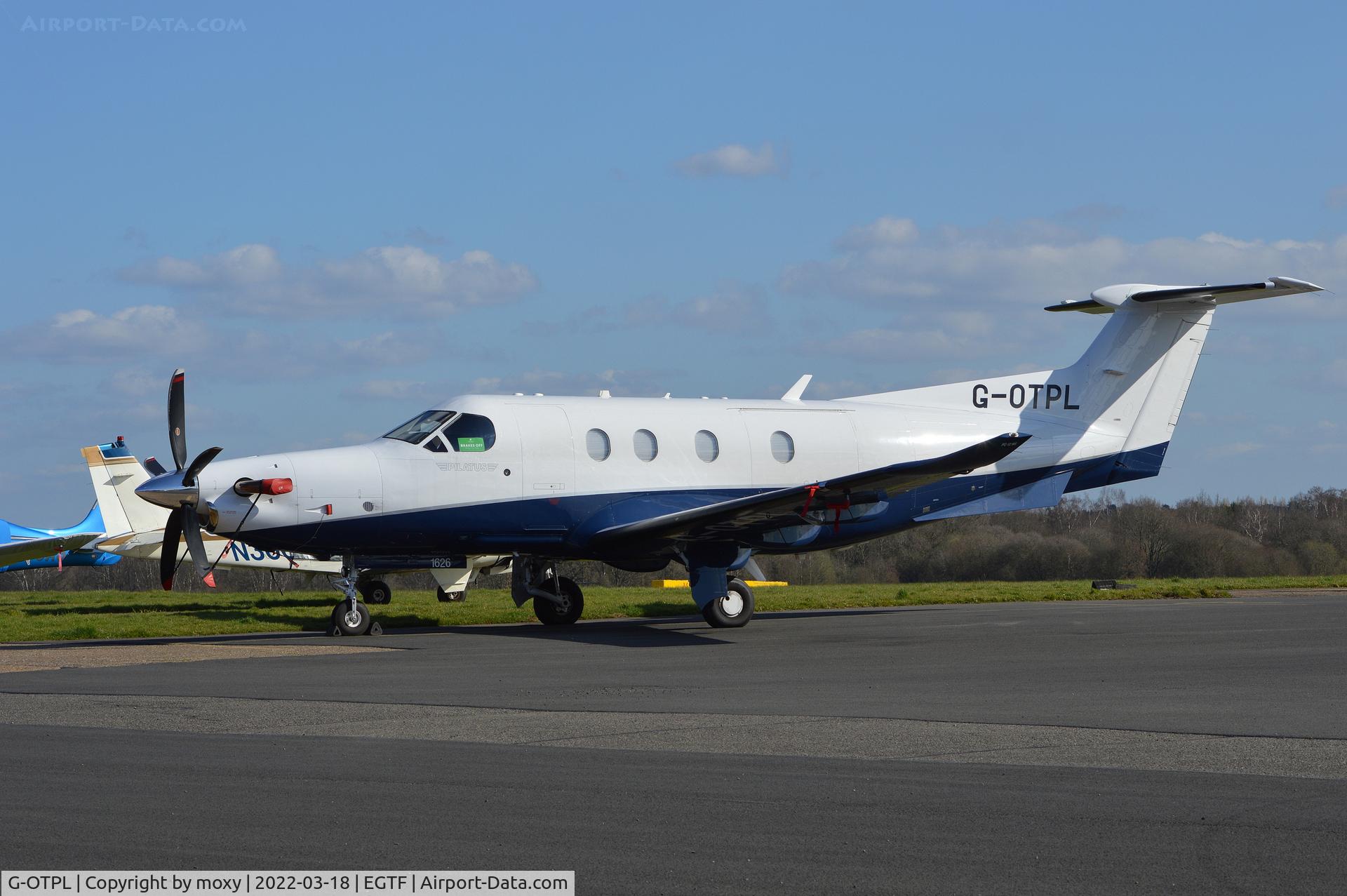 G-OTPL, 2016 Pilatus PC-12/47E C/N 1626, Pilatus PC12/47E at Fairoaks.