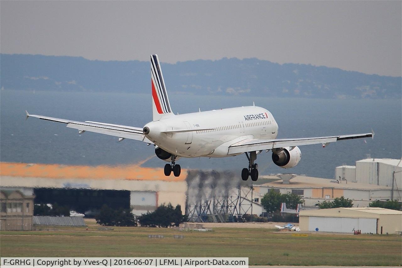 F-GRHG, 1999 Airbus A319-111 C/N 1036, Airbus A319-111, On final rwy 31R, Marseille-Provence Airport (LFML-MRS)