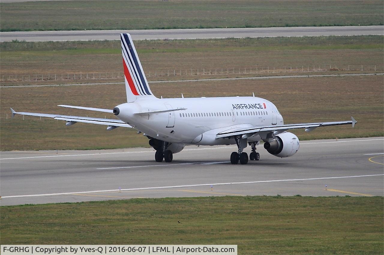 F-GRHG, 1999 Airbus A319-111 C/N 1036, Airbus A319-111, Take off rwy 31R, Marseille-Provence Airport (LFML-MRS)