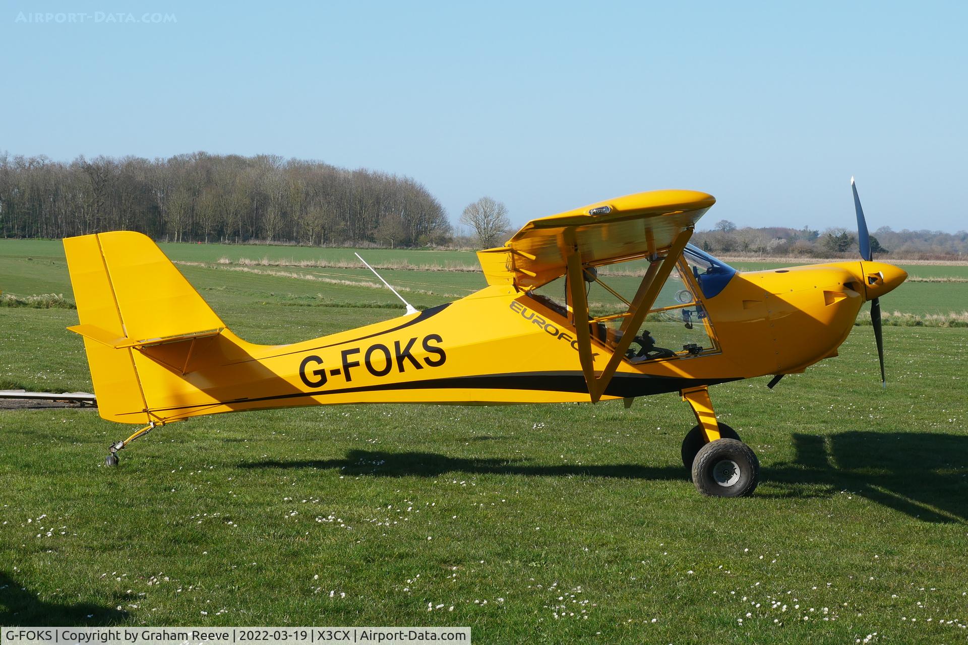 G-FOKS, 2017 AeroPro Eurofox  912(S) C/N LAA 376-15473, Parked at Northrepps.
