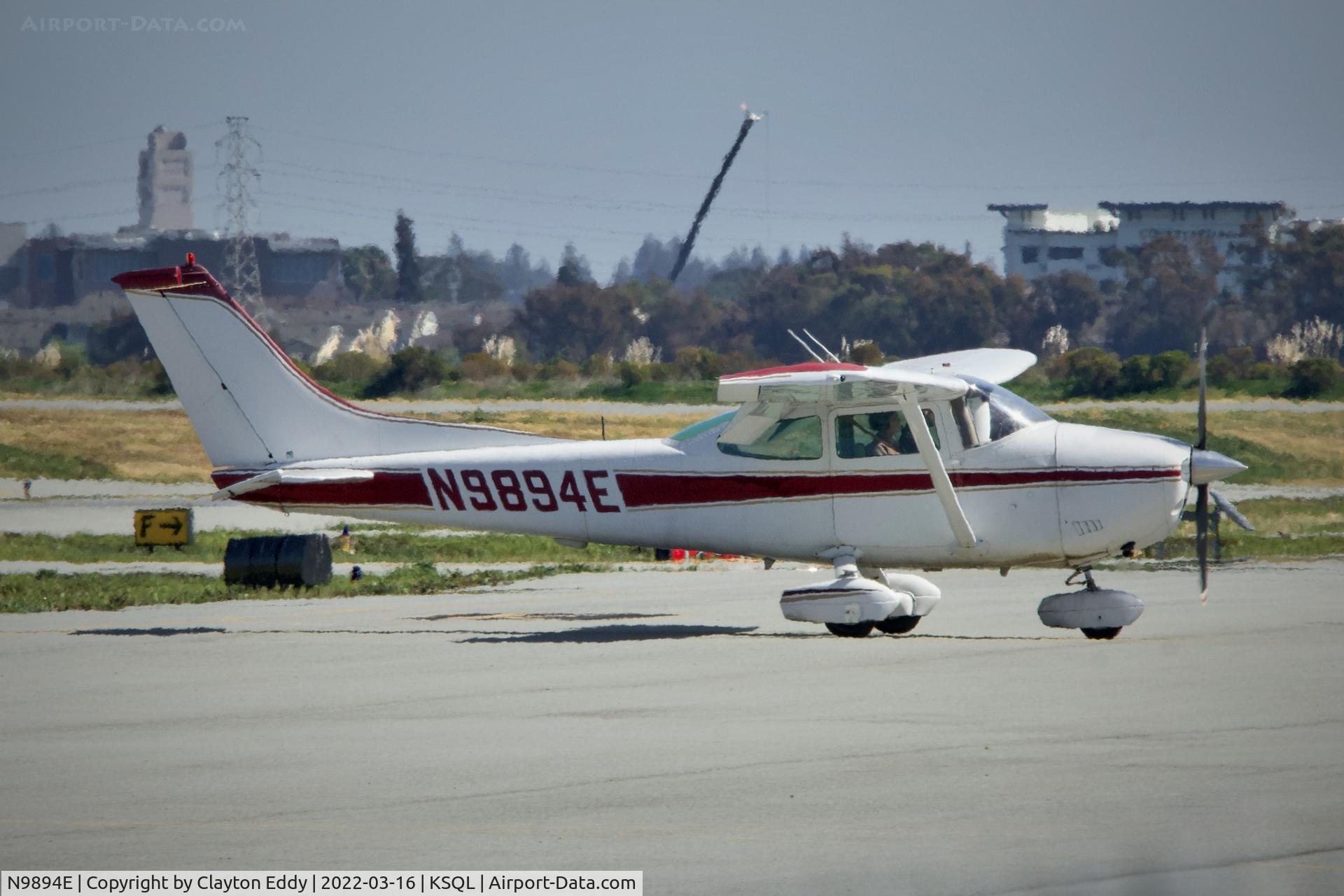 N9894E, 1975 Cessna 182P Skylane C/N 18263955, San Carlos Airport in California 2022.