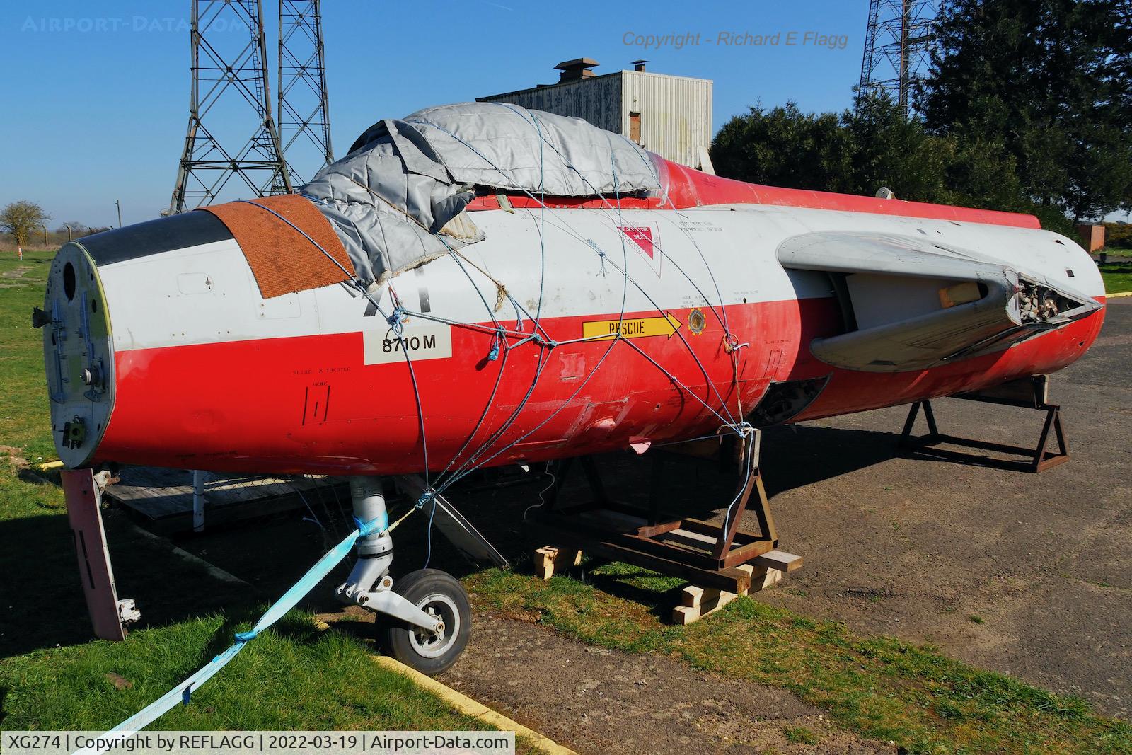 XG274, 1956 Hawker Hunter F.6 C/N 41H/680075, Suffolk Aviation Heritage Group, Under restoration
