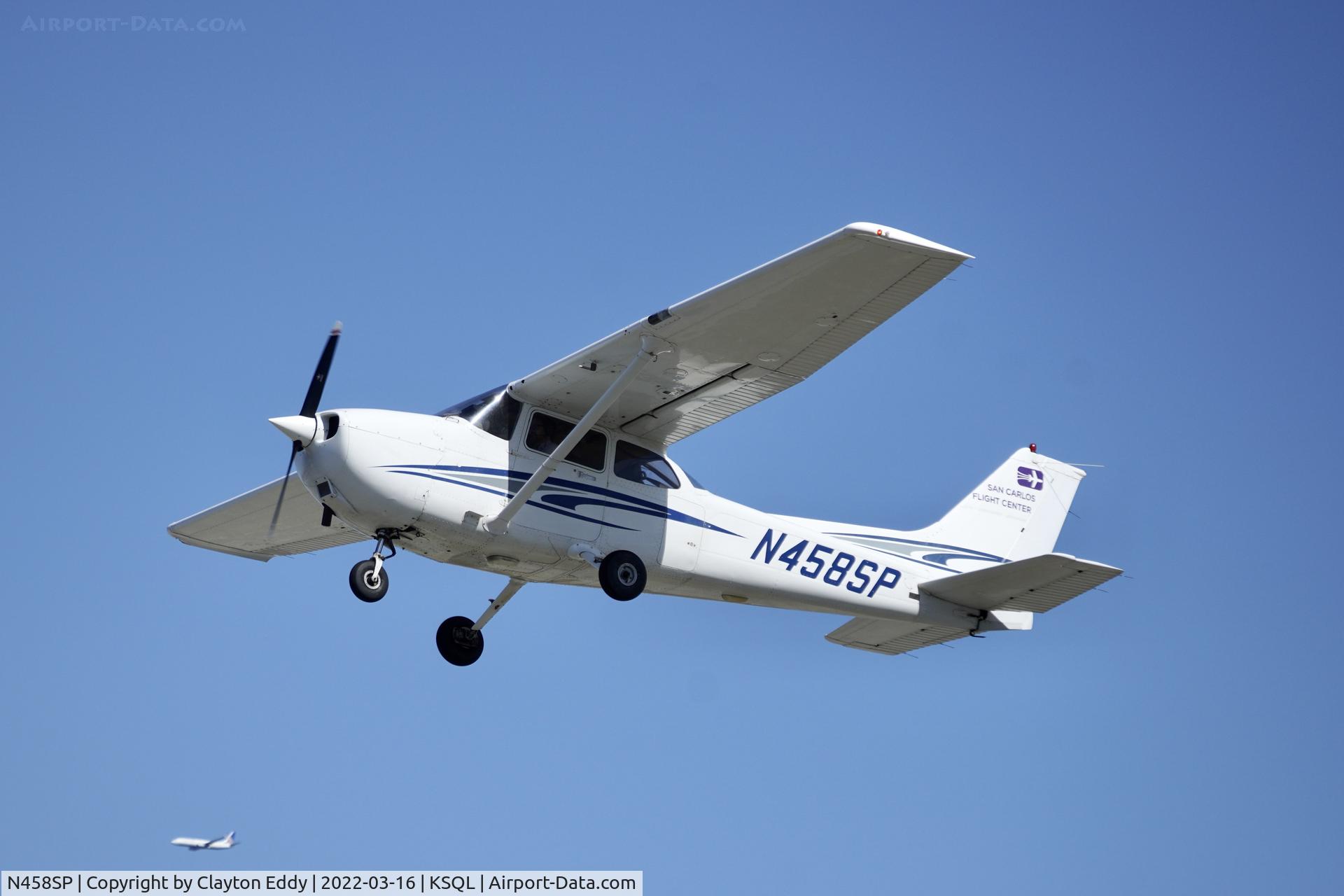 N458SP, 1999 Cessna 172S C/N 172S8323, San Carlos Airport in California 2022.