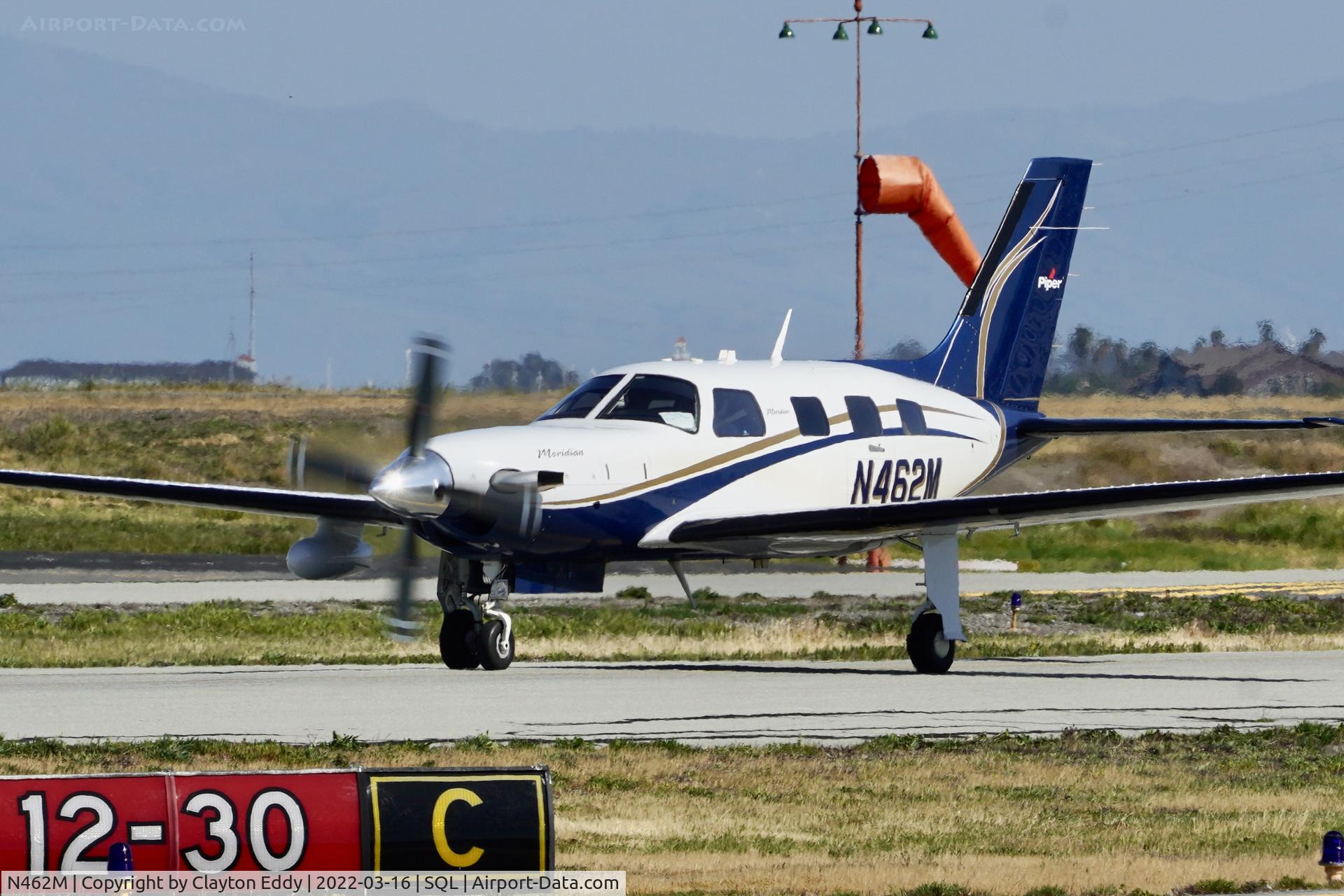 N462M, 2011 Piper PA-46-500TP C/N 46-97462, San Carlos Airport in California 2022.