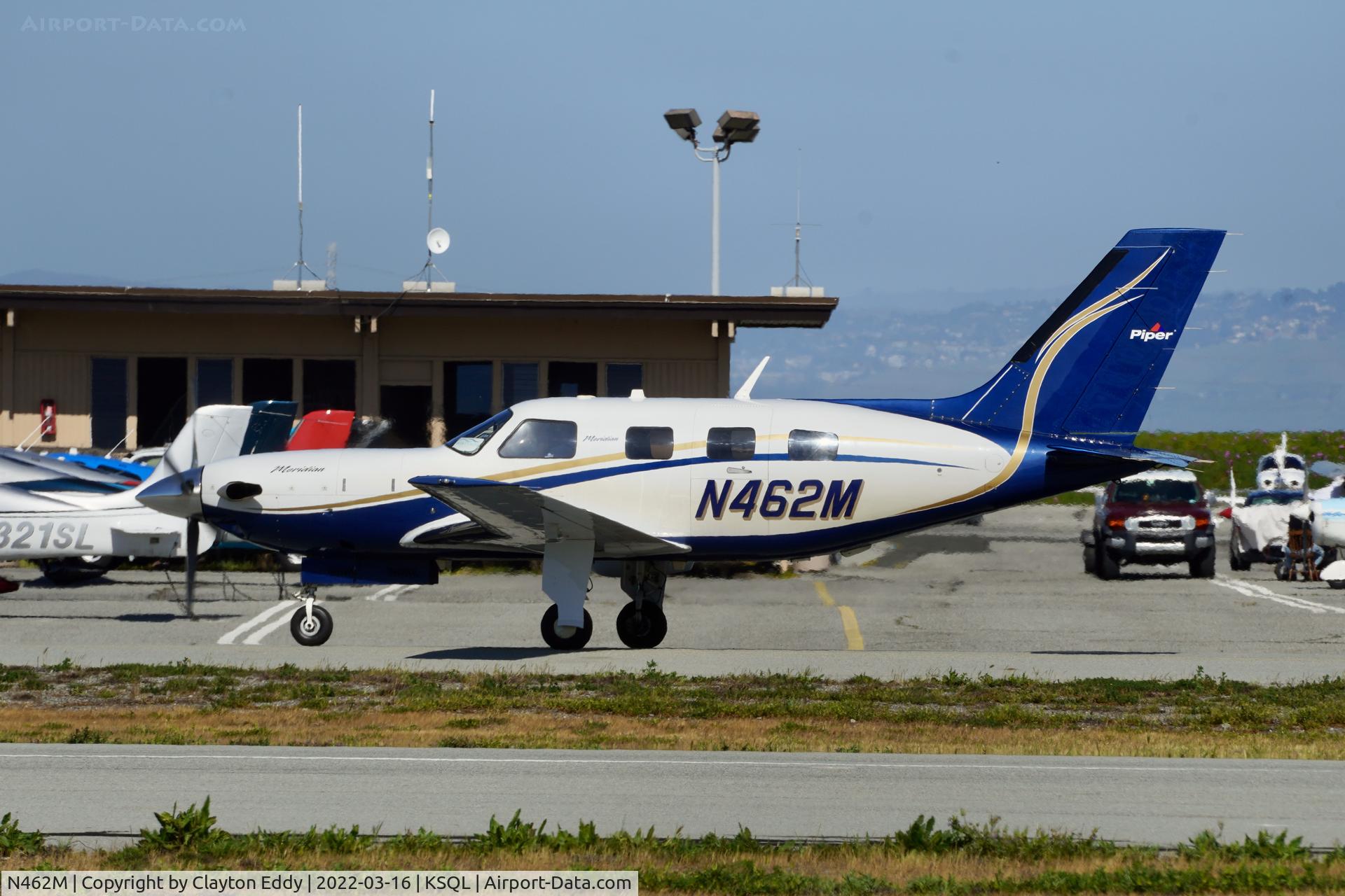 N462M, 2011 Piper PA-46-500TP C/N 46-97462, San Carlos Airport in California 2022.