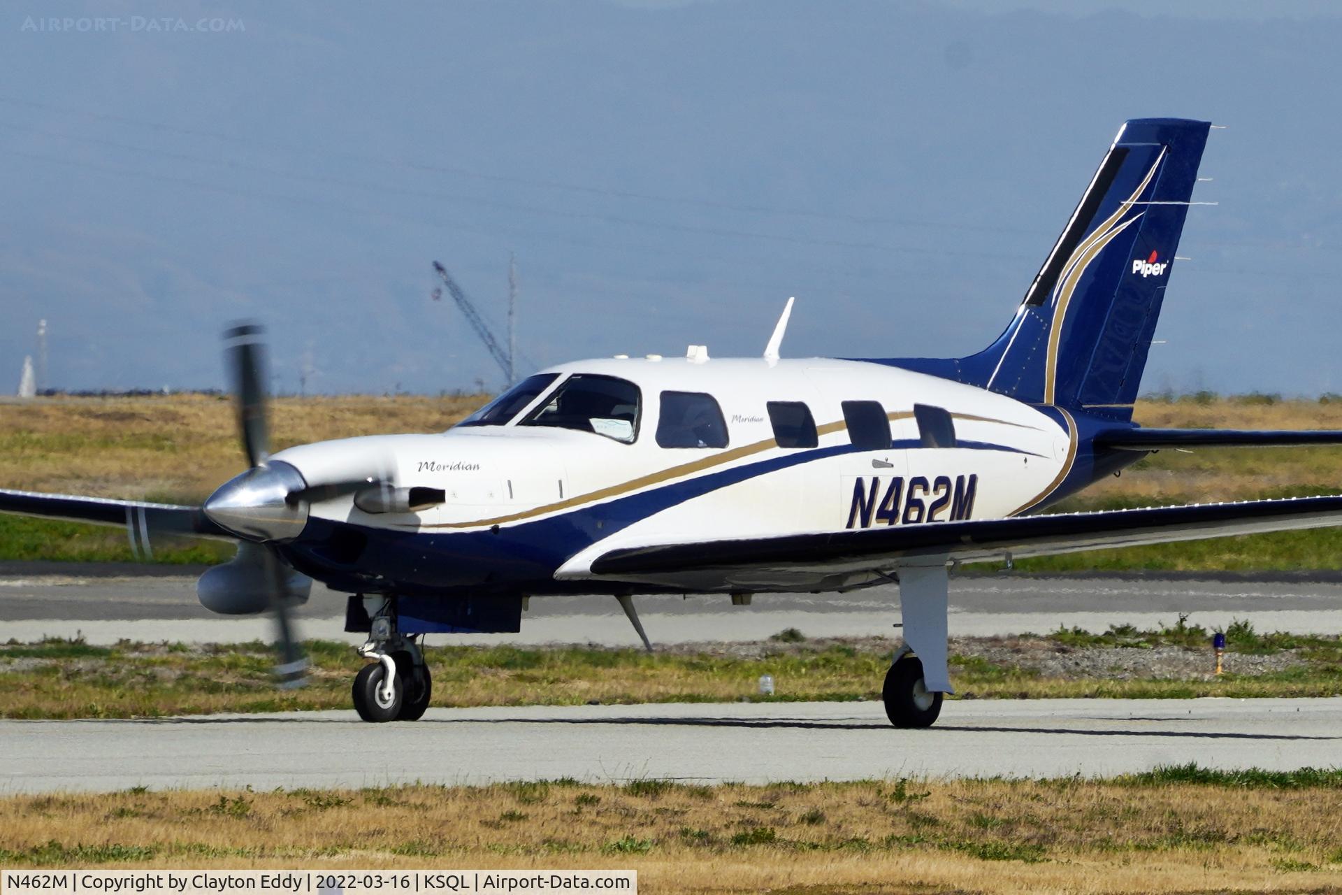 N462M, 2011 Piper PA-46-500TP C/N 46-97462, San Carlos Airport in California 2022.