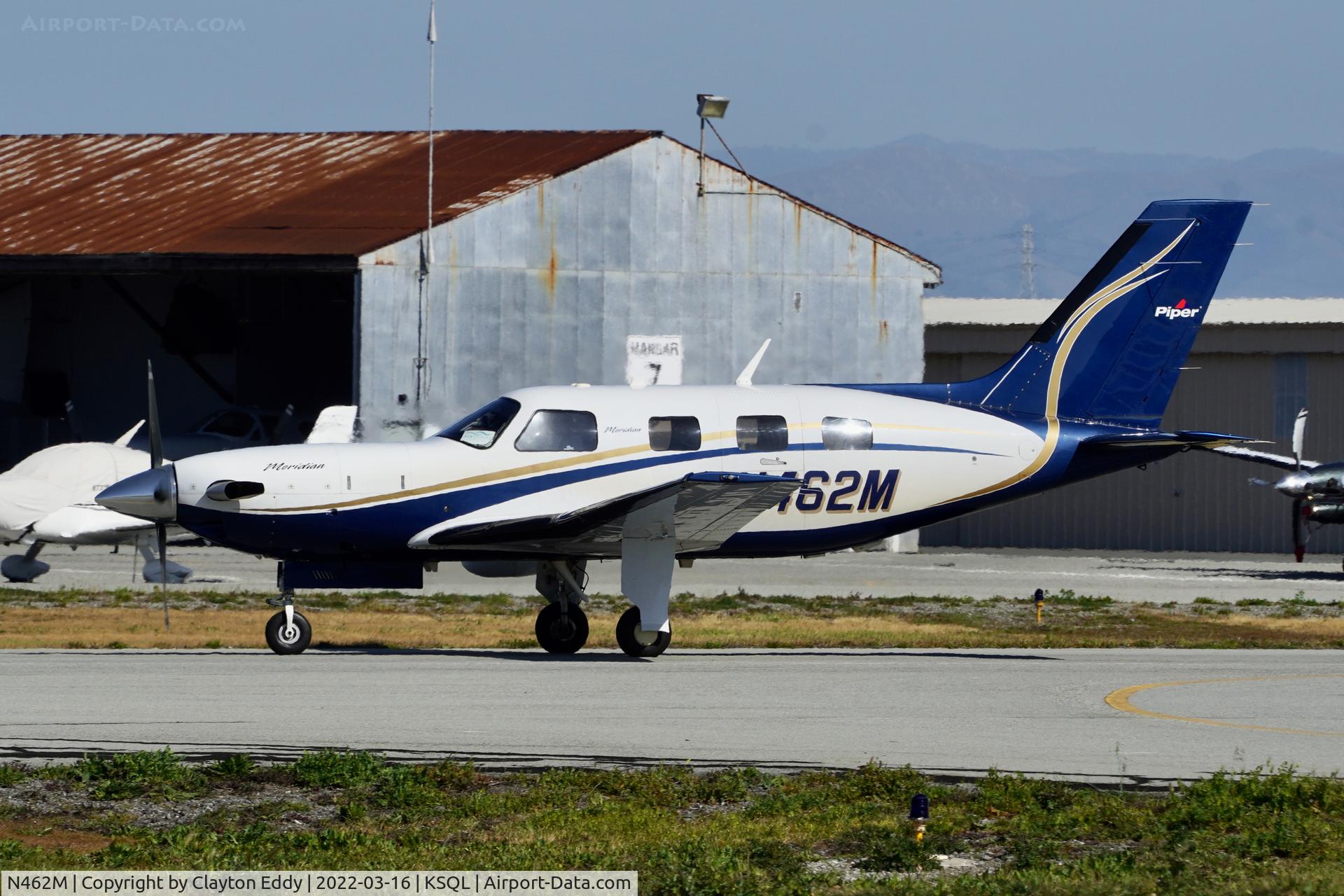 N462M, 2011 Piper PA-46-500TP C/N 46-97462, San Carlos Airport in California 2022.