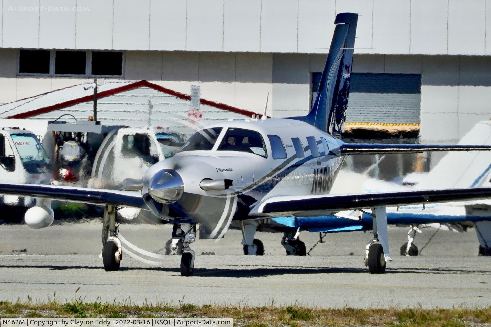 N462M, 2011 Piper PA-46-500TP C/N 46-97462, San Carlos Airport in California 2022.