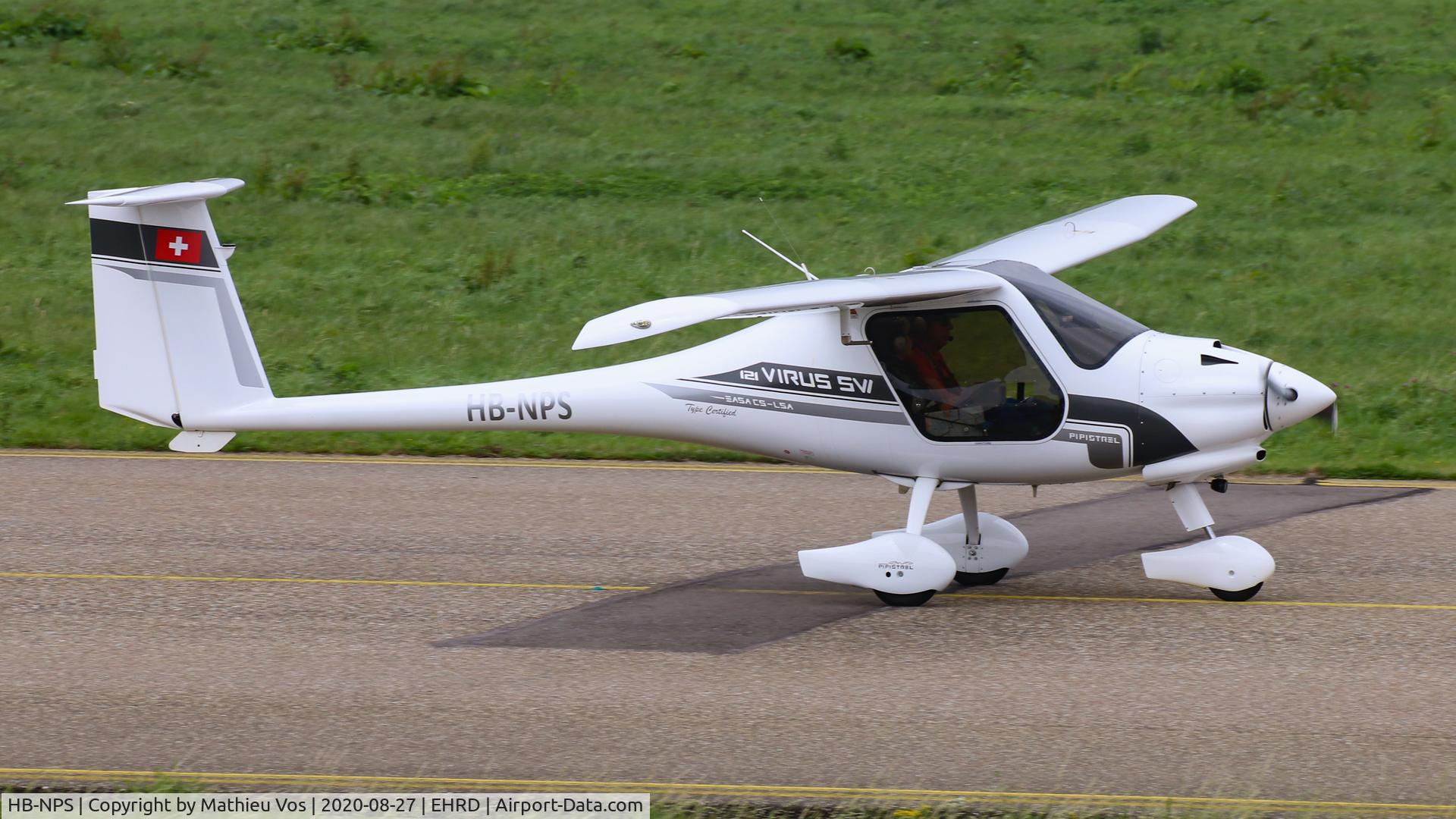 HB-NPS, 2018 Pipistrel Virus SW121 C/N VSW1210042, Taxing runway 24 ehrd