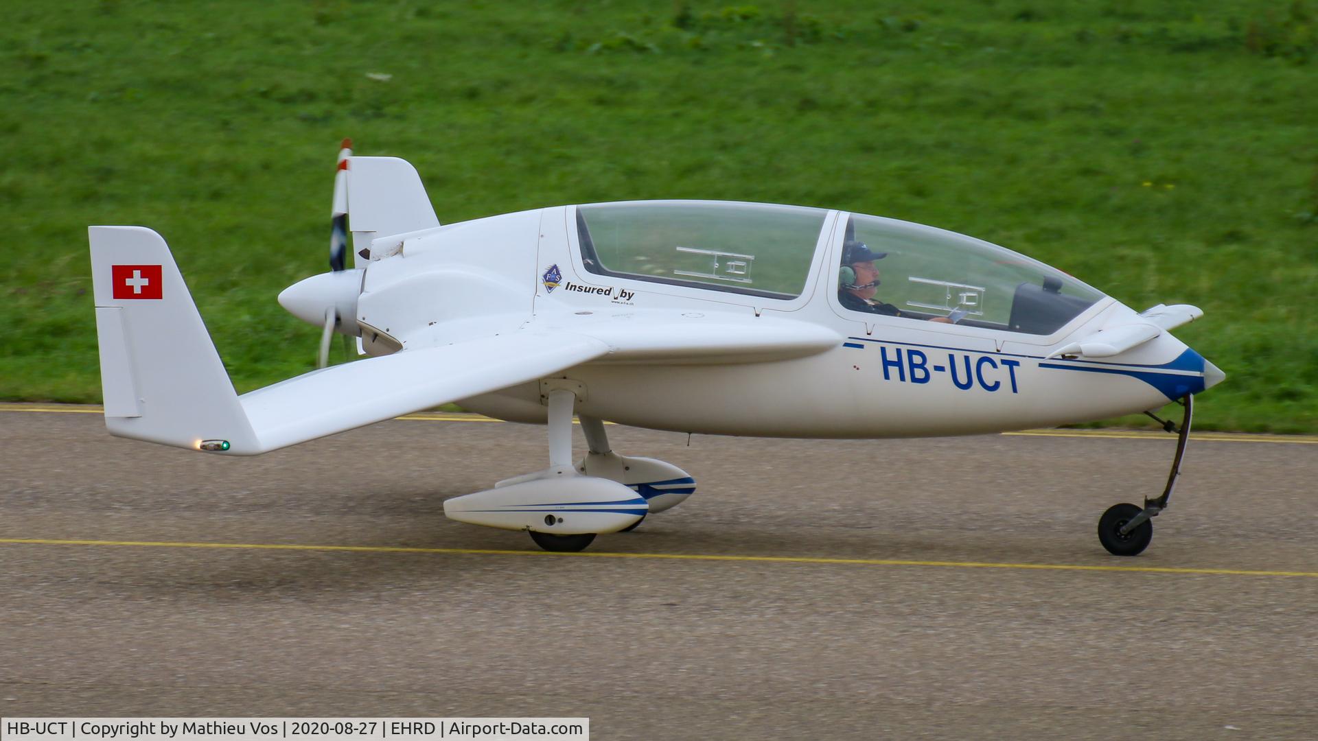HB-UCT, Gyroflug SC-01B-160 Speed Canard C/N S-16, Taxing to runways 24