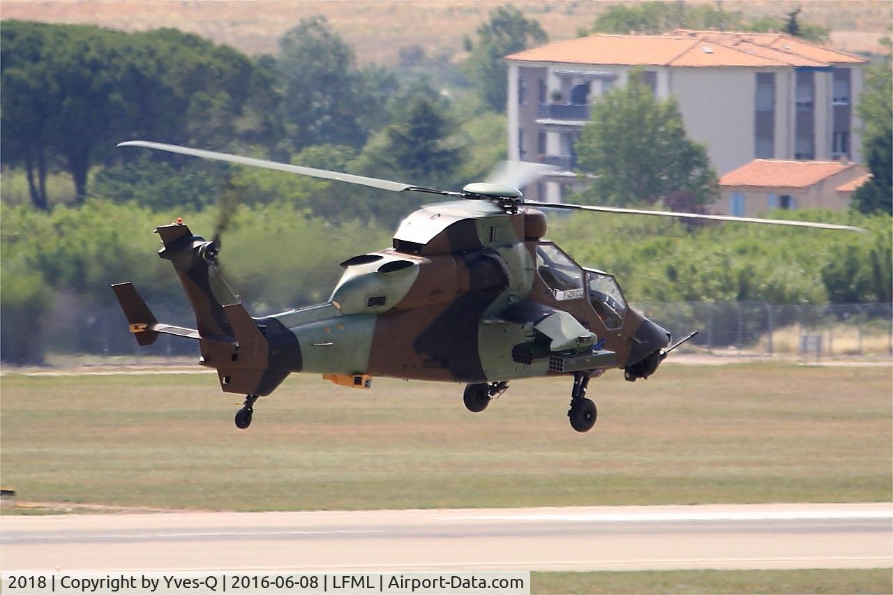 2018, Eurocopter EC-665 Tigre HAP C/N 2018, Airbus Helicopters EC-665 Tigre HAP, On final rwy 31R, Marseille-Provence airport (LFML-MRS)