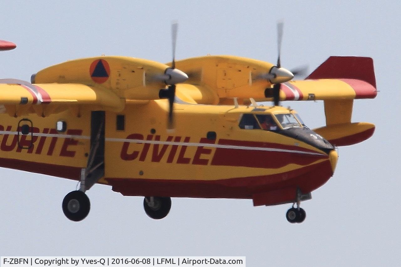 F-ZBFN, 1995 Canadair CL-215-6B11 CL-415 C/N 2006, Canadair CL-415, On final rwy 31R, Marseille-Provence Airport (LFML-MRS)