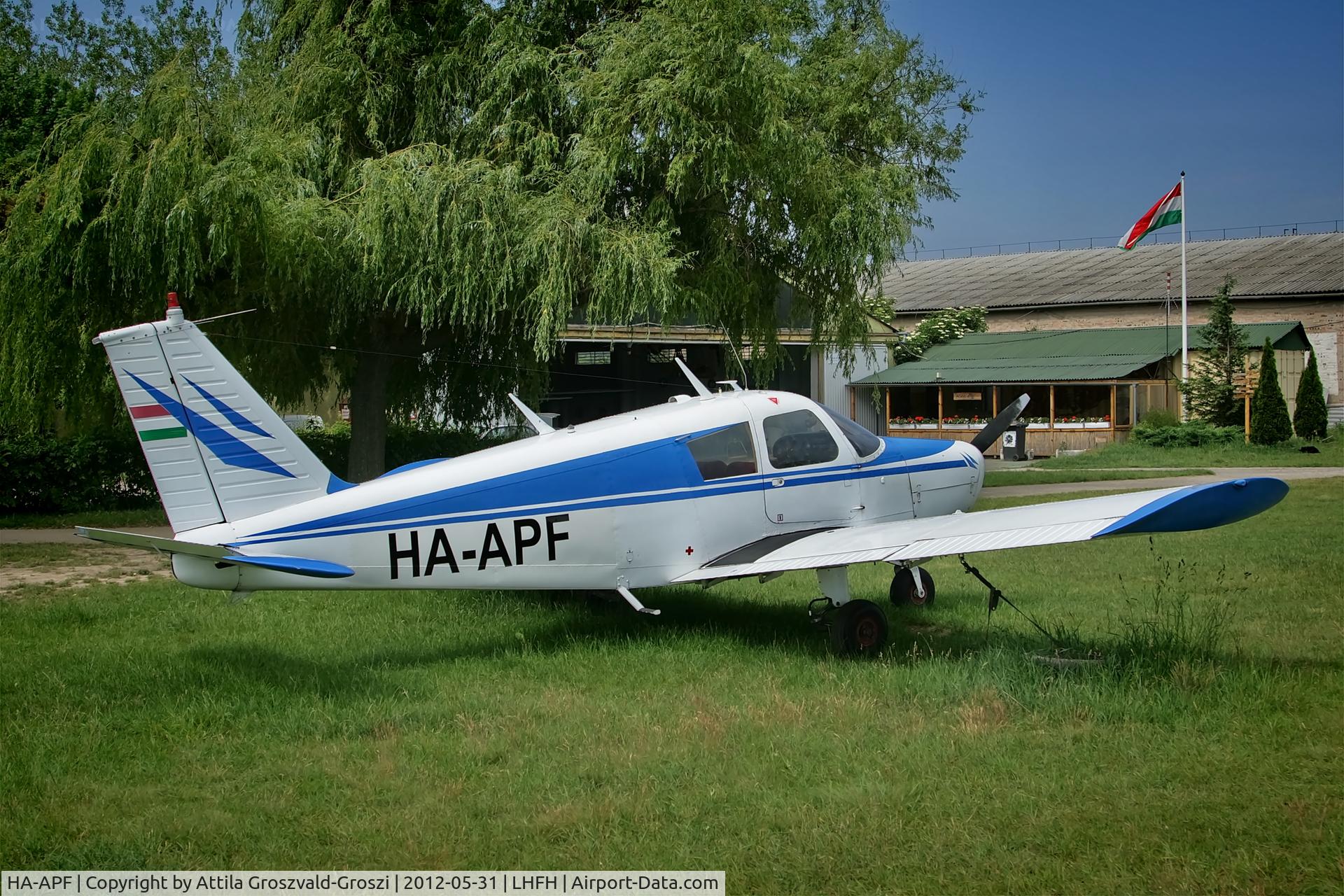 HA-APF, 1967 Piper PA-28-140 Cherokee C/N 28-23765, LHFH - Farkashegy Airport, Budakeszi, Hungary
