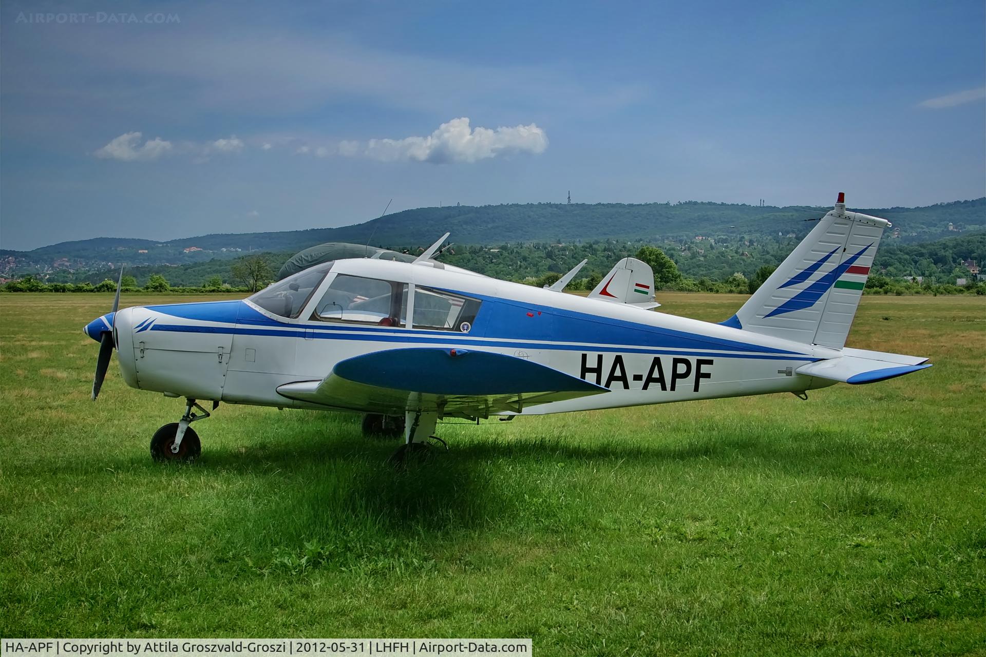 HA-APF, 1967 Piper PA-28-140 Cherokee C/N 28-23765, LHFH - Farkashegy Airport, Budakeszi, Hungary