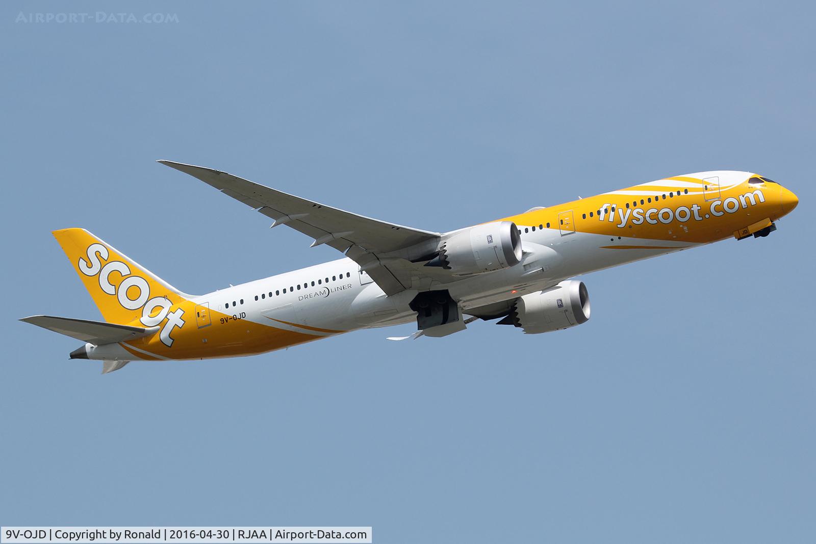 9V-OJD, 2015 Boeing 787-9 Dreamliner Dreamliner C/N 37115, at nrt