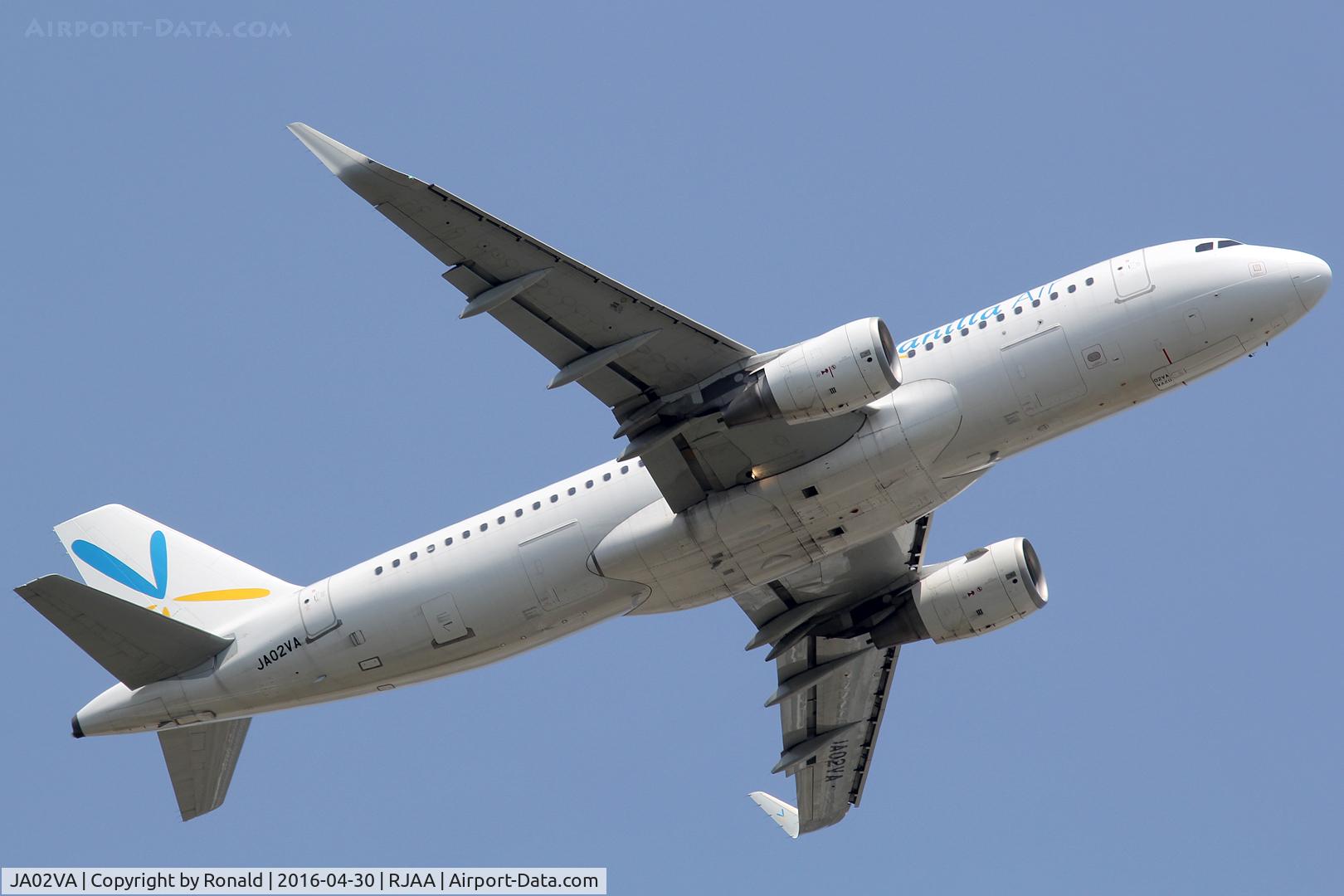 JA02VA, 2013 Airbus A320-214 C/N 5901, at nrt