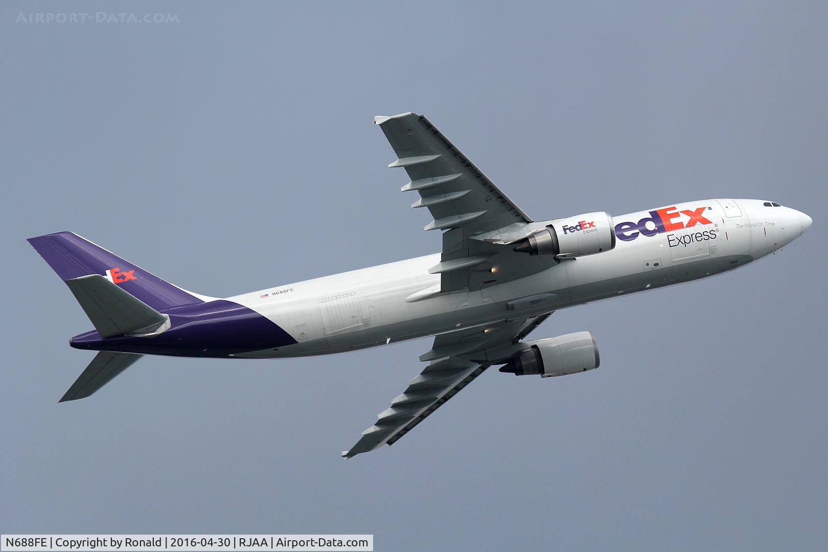 N688FE, 2007 Airbus A300F4-605R C/N 0874, at nrt