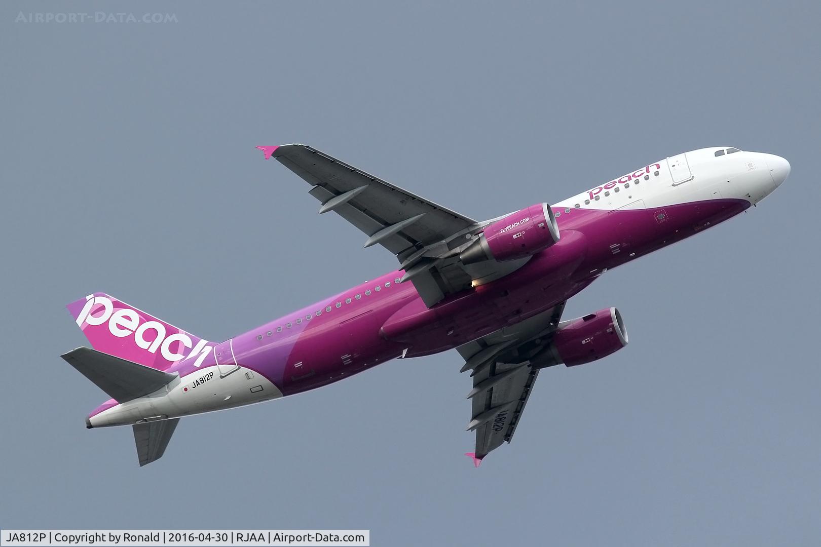 JA812P, 2014 Airbus A320-214 C/N 6004, at nrt