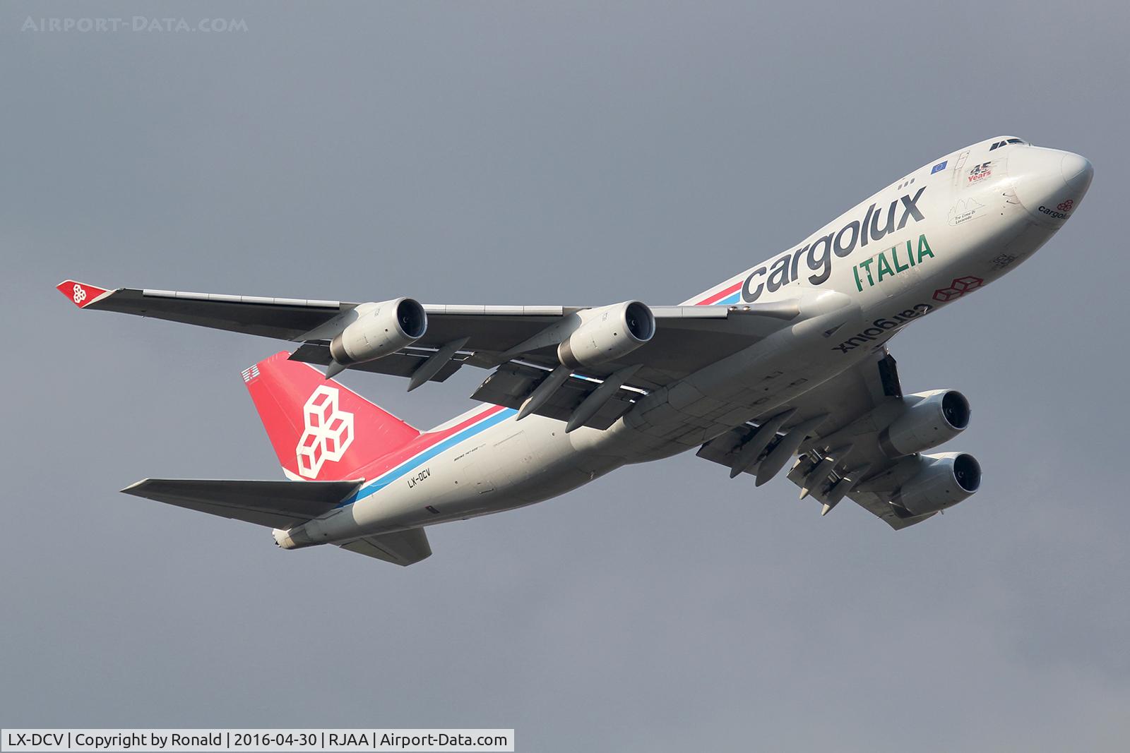 LX-DCV, 1990 Boeing 747-4B5F/SCD C/N 24619, at nrt