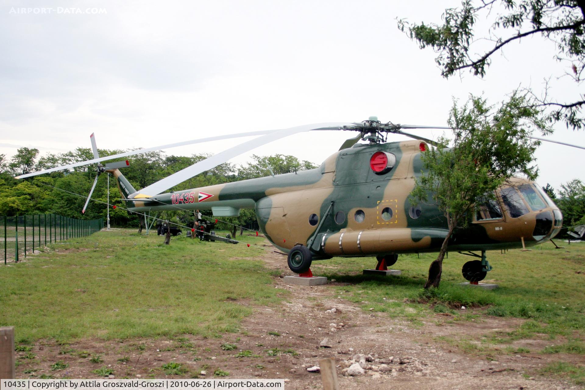 10435, 1973 Mil Mi-8T Hip C/N 10435, Zánka Military Technical Park