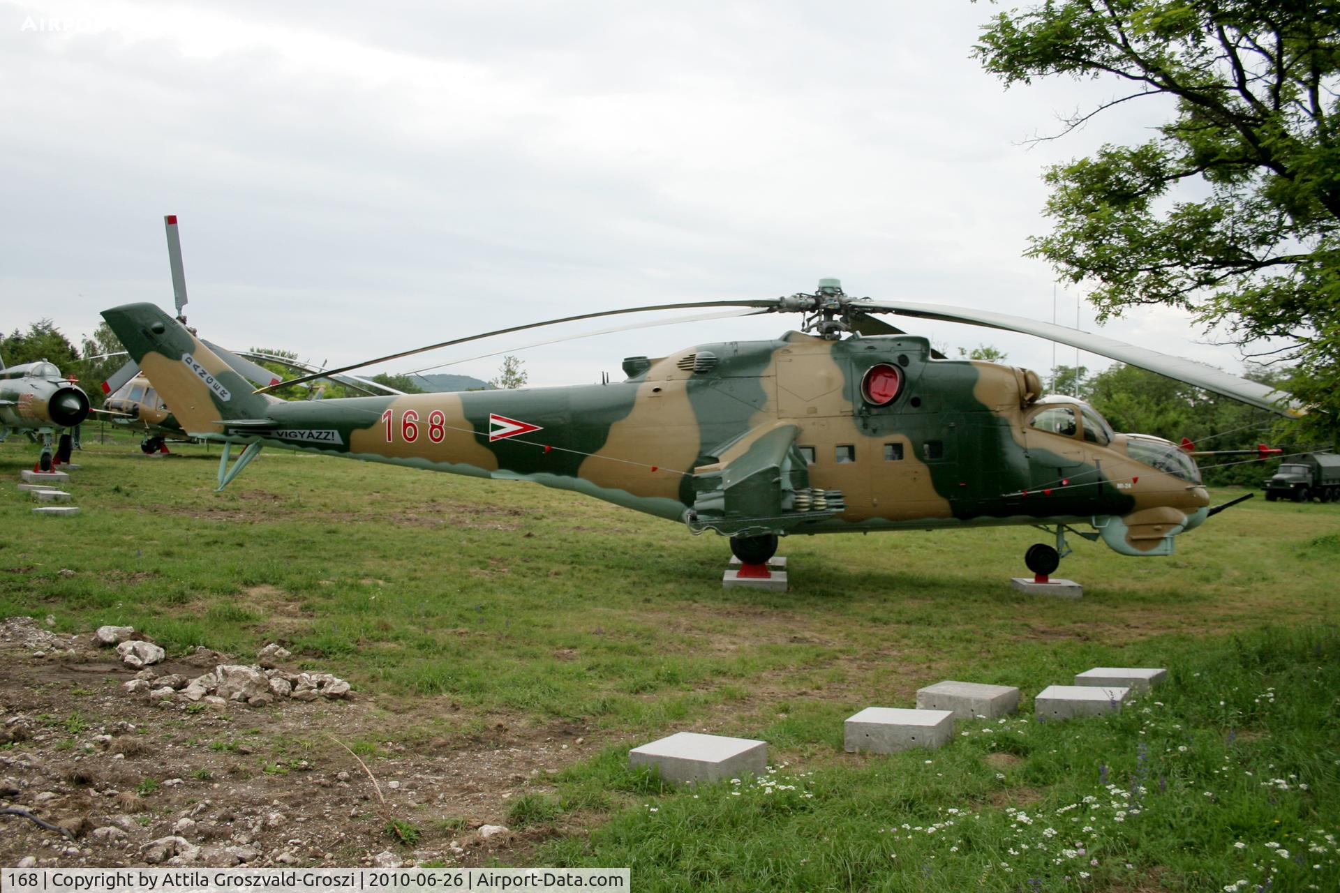 168, Mil Mi-24D Hind C/N 110168, Zánka Military Technical Park