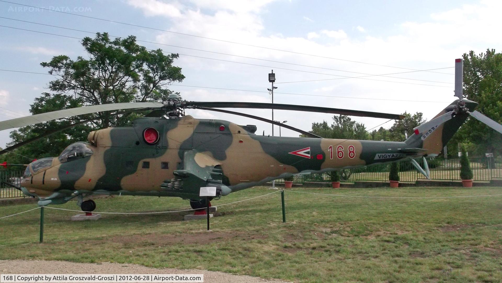 168, Mil Mi-24D Hind C/N 110168, Zánka Military Technical Park