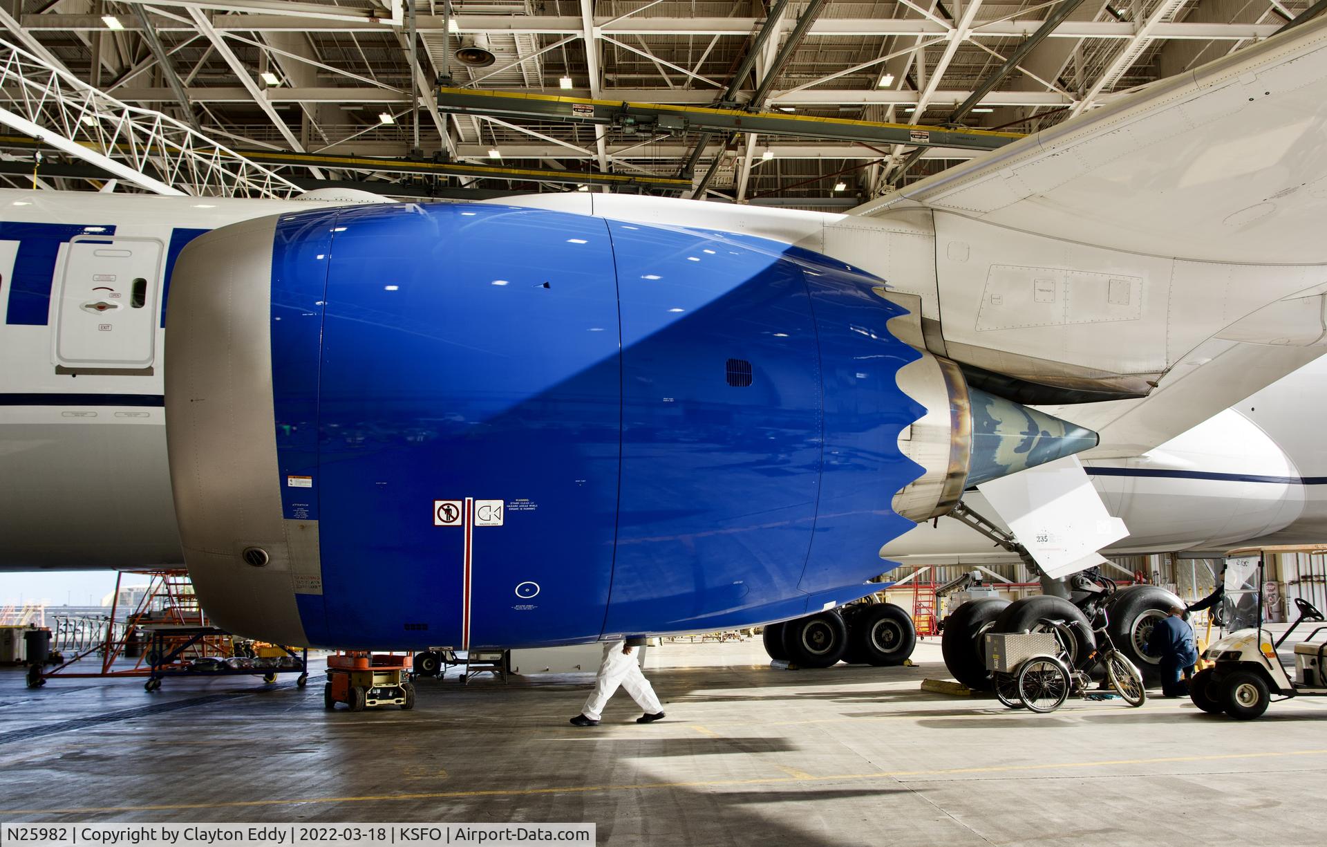 N25982, 2020 Boeing 787-9 Dreamliner Dreamliner C/N 66139, SFO 2022.