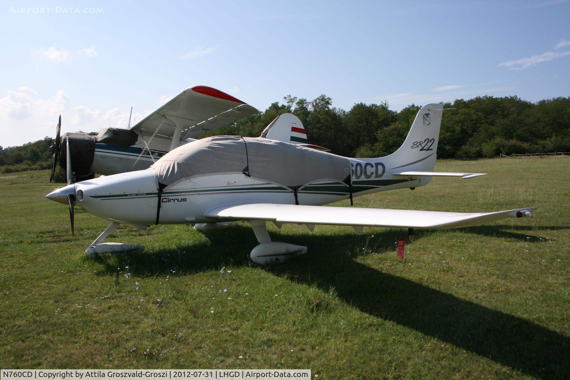 N760CD, 2001 Cirrus SR22 C/N 0084, LHGD - Gödöllö Airport, Hungary