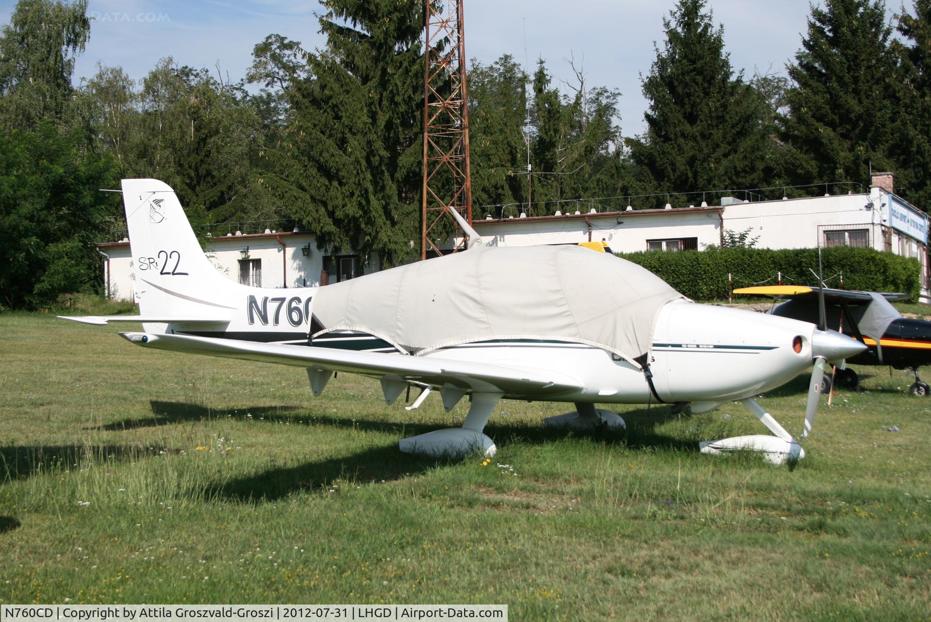 N760CD, 2001 Cirrus SR22 C/N 0084, LHGD - Gödöllö Airport, Hungary