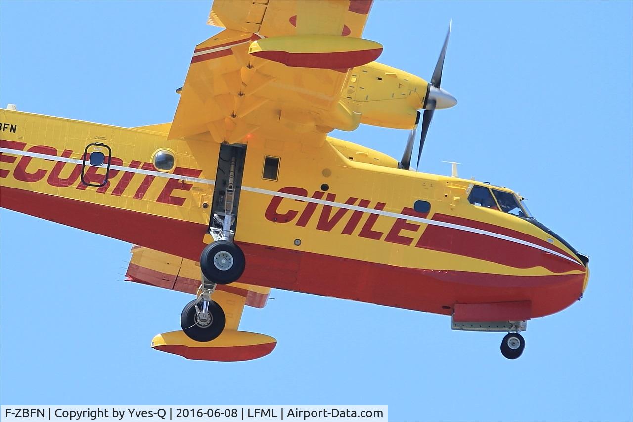 F-ZBFN, 1995 Canadair CL-215-6B11 CL-415 C/N 2006, Canadair CL-415, On final rwy 31R, Marseille-Provence Airport (LFML-MRS)