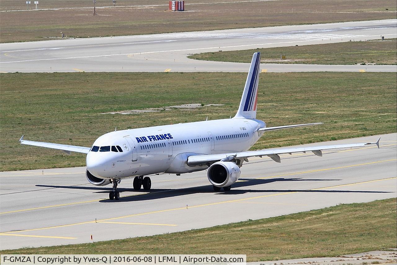 F-GMZA, 1994 Airbus A321-111 C/N 498, Airbus A321-111,Taxiing to holding point Rwy 31R, Marseille-Provence Airport (LFML-MRS)