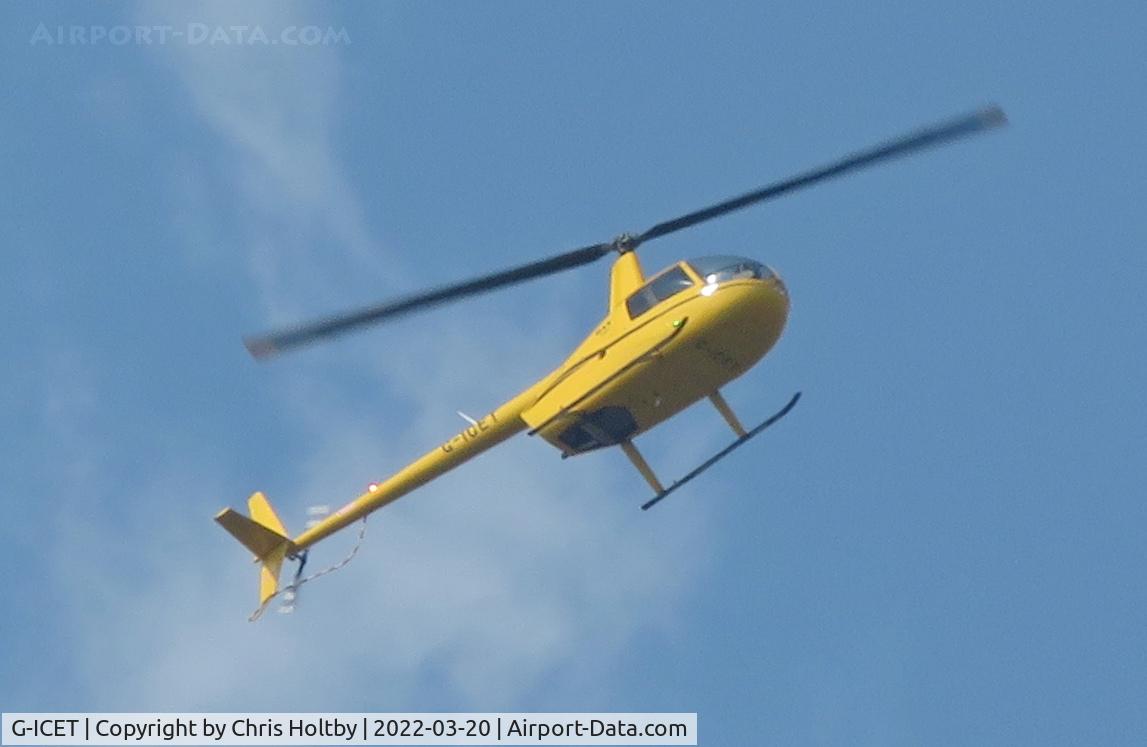 G-ICET, 2021 Robinson R44 Cadet C/N 30078, New addition to the Ice Aviation fleet based at Elstree.