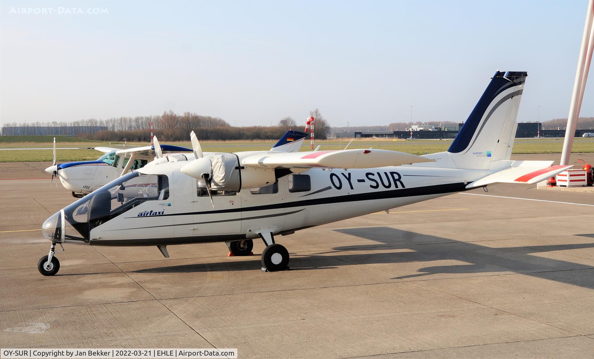 OY-SUR, 1981 Partenavia P-68B Observer C/N 246-04-08, Lelystad Airport