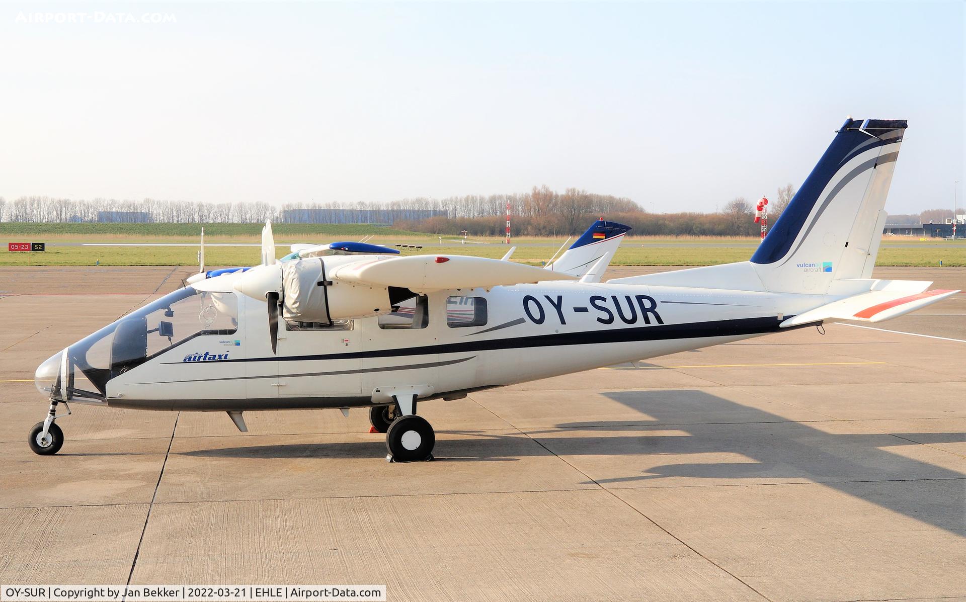 OY-SUR, 1981 Partenavia P-68B Observer C/N 246-04-08, Lelystad Airport