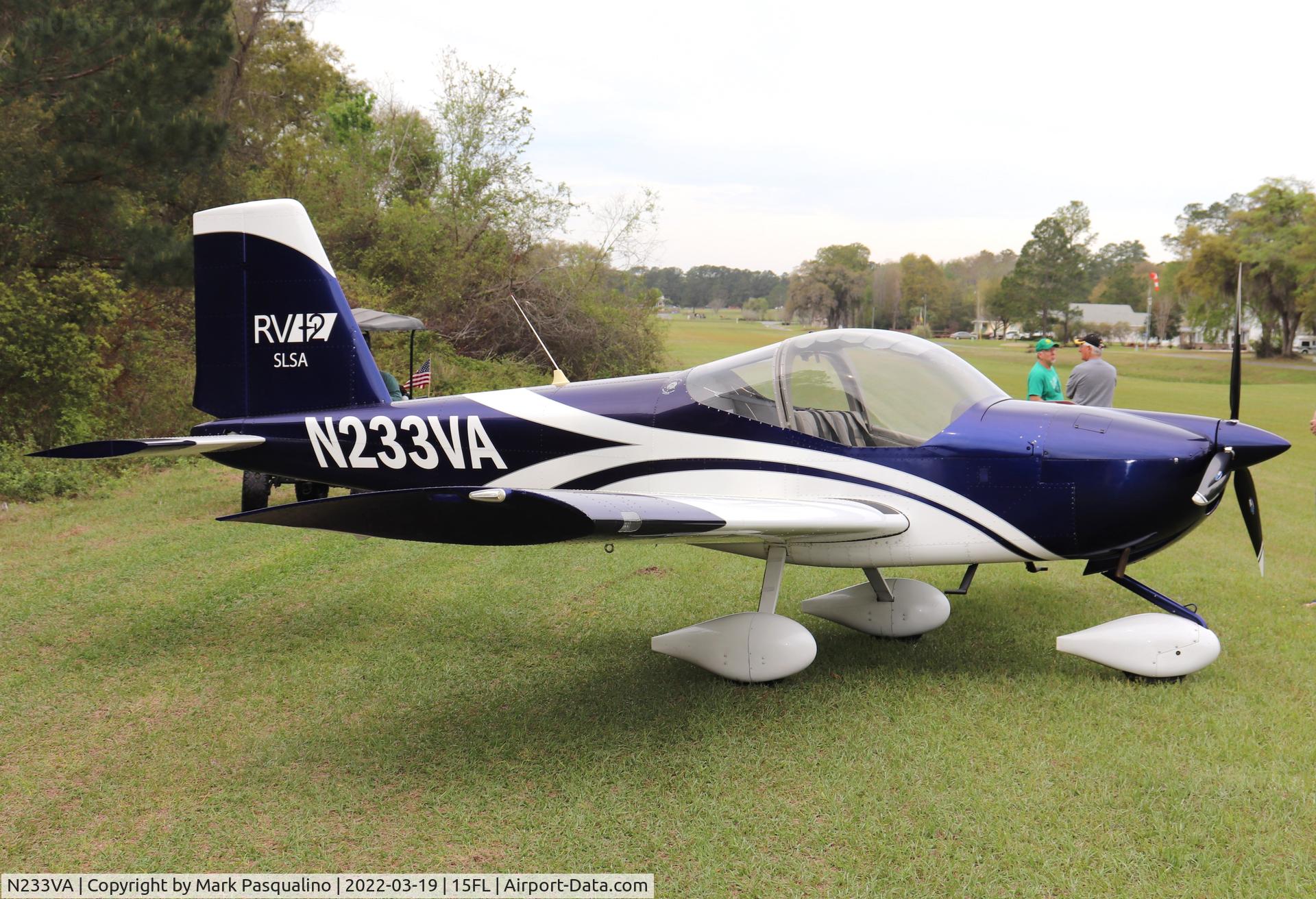 N233VA, 2013 Vans RV-12 C/N 12007, Vans RV-12