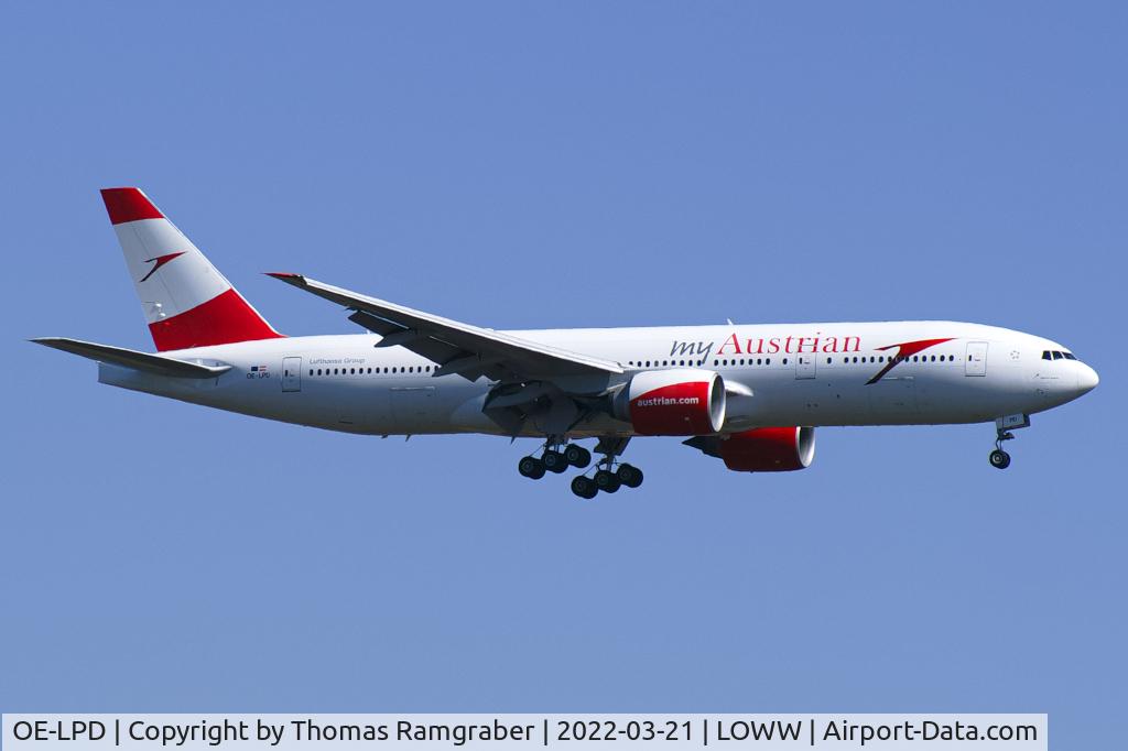 OE-LPD, 2006 Boeing 777-2Z9/ER C/N 35960, Austrian Airlines Boeing 777-200ER