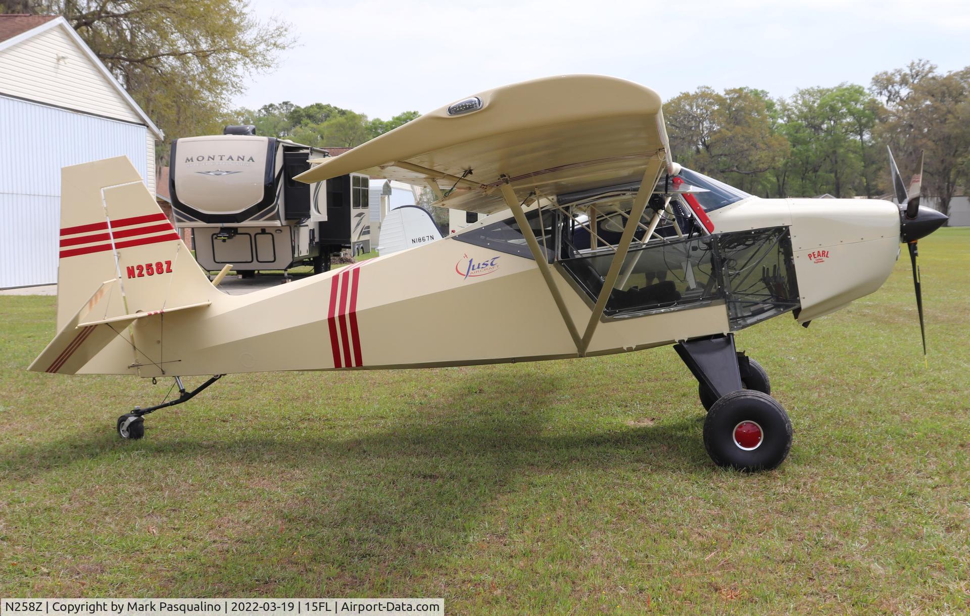 N258Z, 2020 Just Aircraft Highlander C/N JA525-08-18, Just Aircraft Highlander