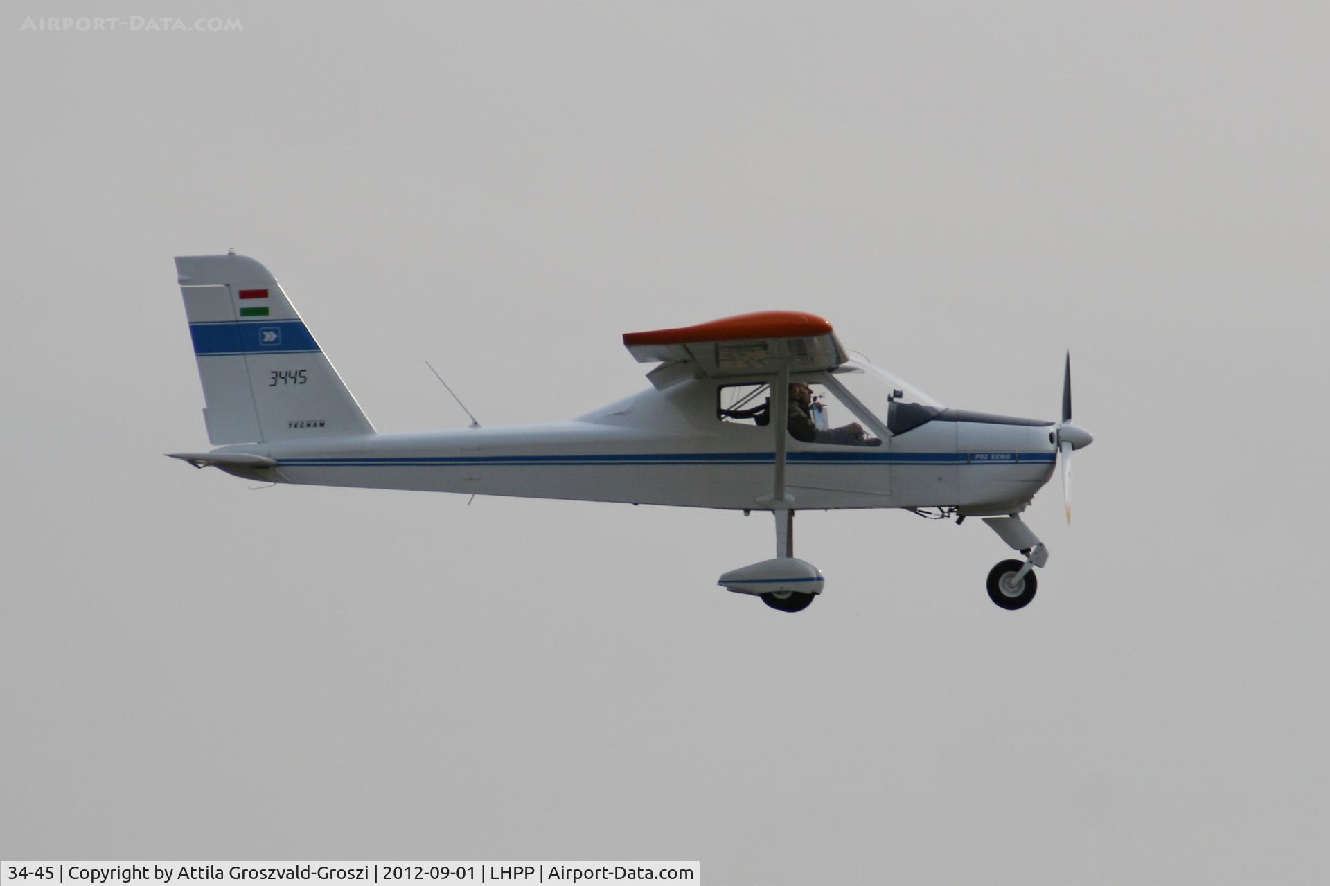 34-45, Tecnam P92 Echo Classic C/N 843, LHPP - Pécs-Pogány Airport, Hungary