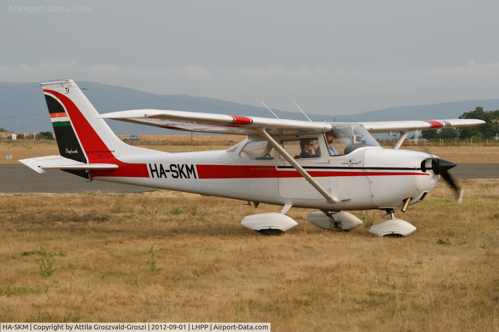 HA-SKM, 1970 Cessna 172K Skyhawk C/N 17258947, LHPP - Pécs-Pogány Airport, Hungary