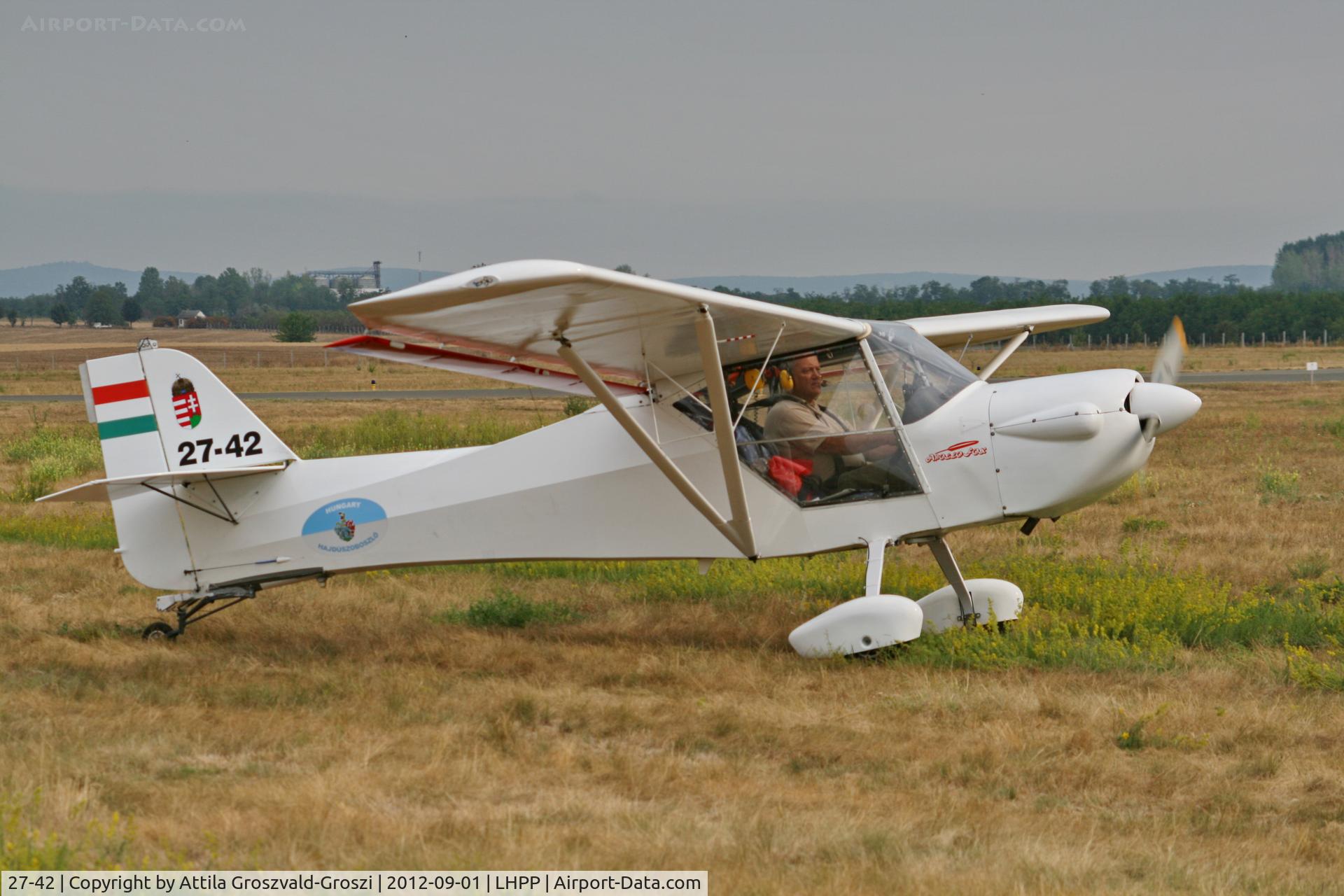 27-42, 2007 Apollo Fox C/N KO21006, LHPP - Pécs-Pogány Airport, Hungary