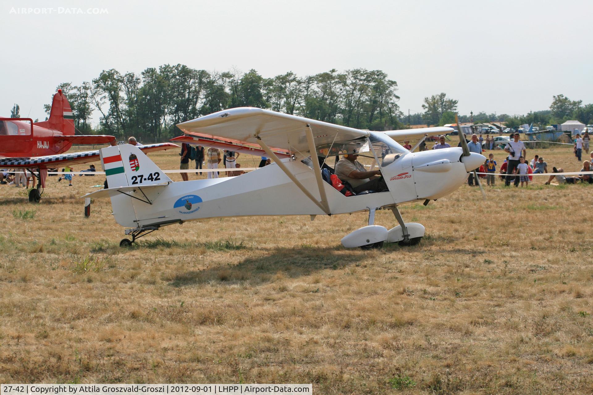 27-42, 2007 Apollo Fox C/N KO21006, LHPP - Pécs-Pogány Airport, Hungary