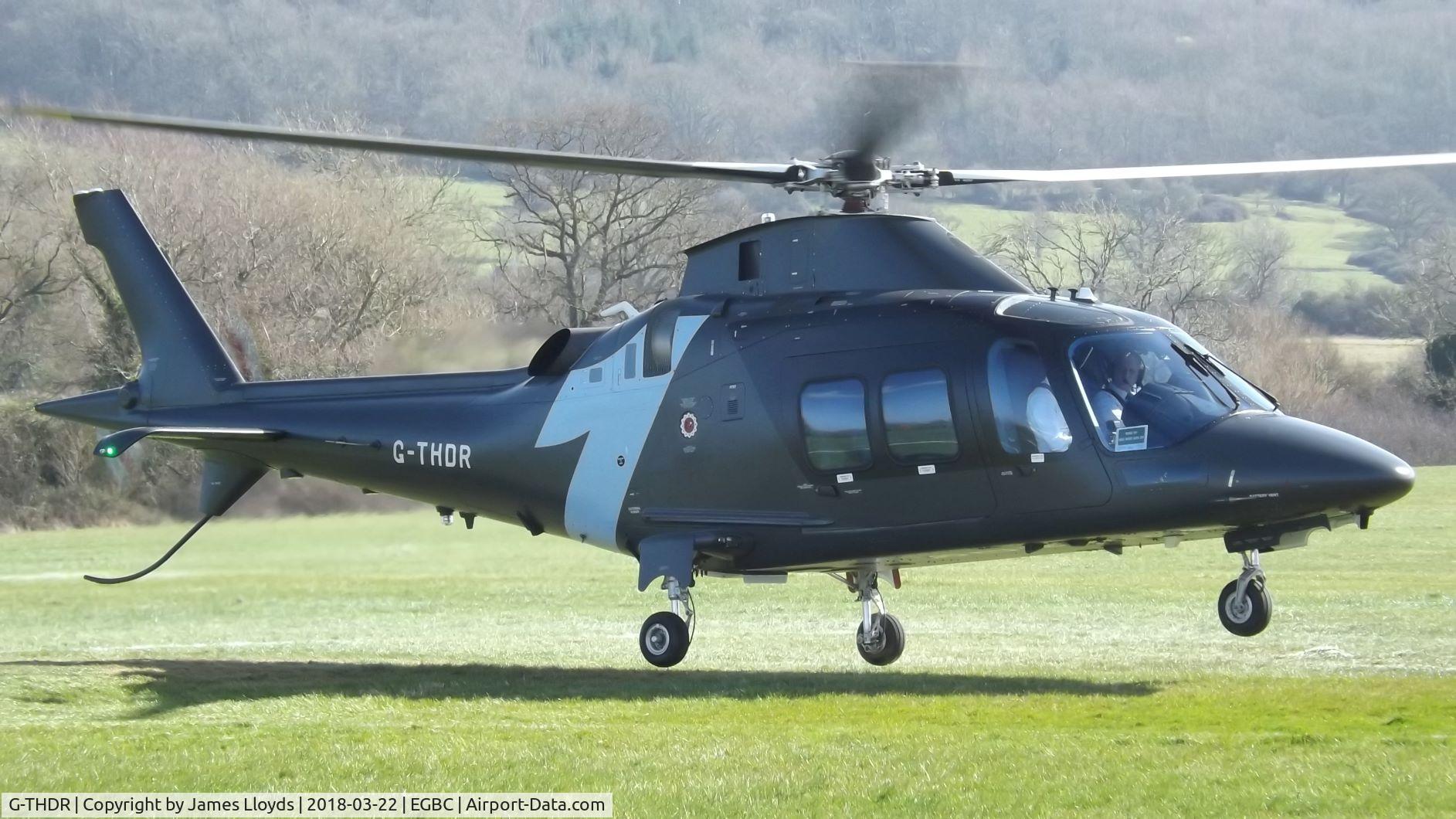 G-THDR, 2020 Leonardo AW-109SP GrandNew C/N 22420, Arriving at Cheltenham Helipad.
