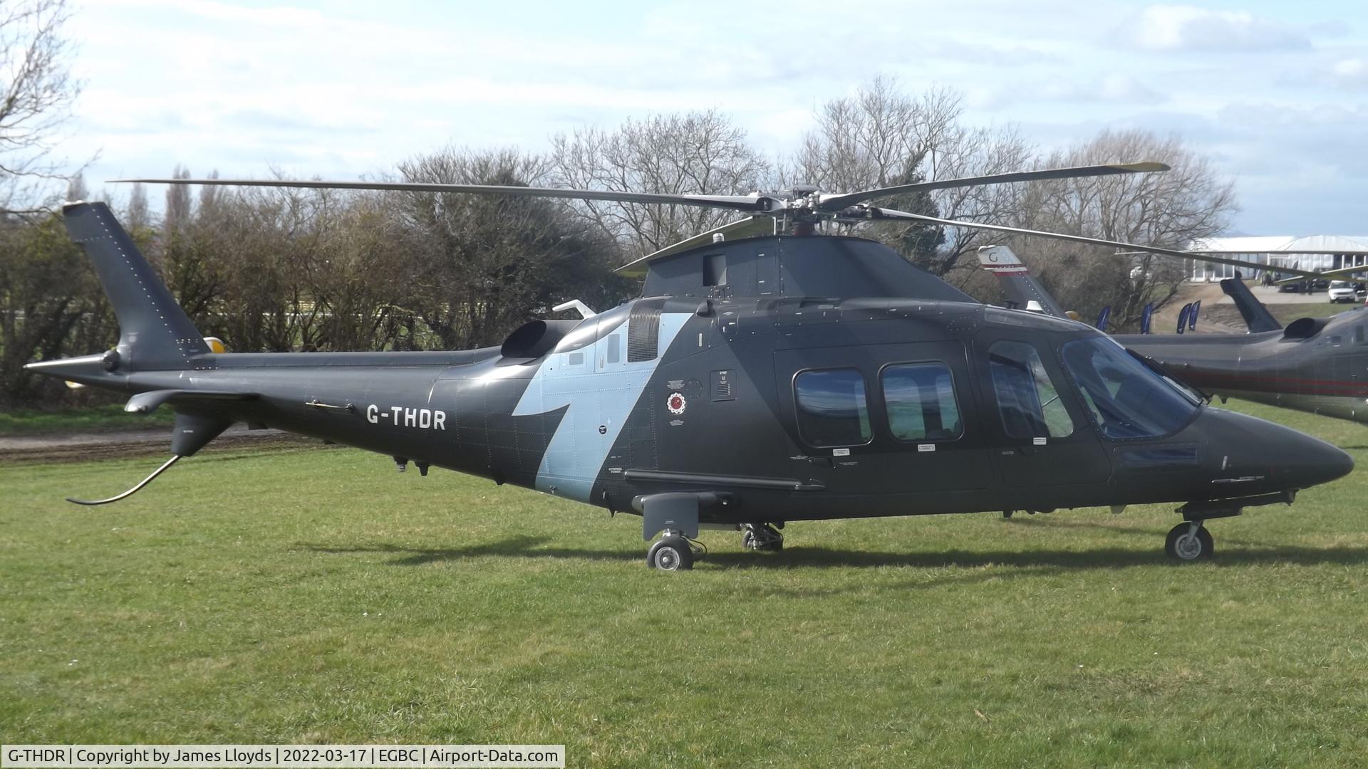G-THDR, 2020 Leonardo AW-109SP GrandNew C/N 22420, Parked up at Cheltenham Helipad.