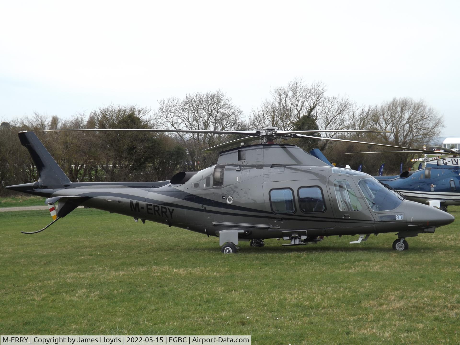 M-ERRY, 2012 AgustaWestland AW-109SP GrandNew C/N 22291, Parked up at Cheltenham Helipad.