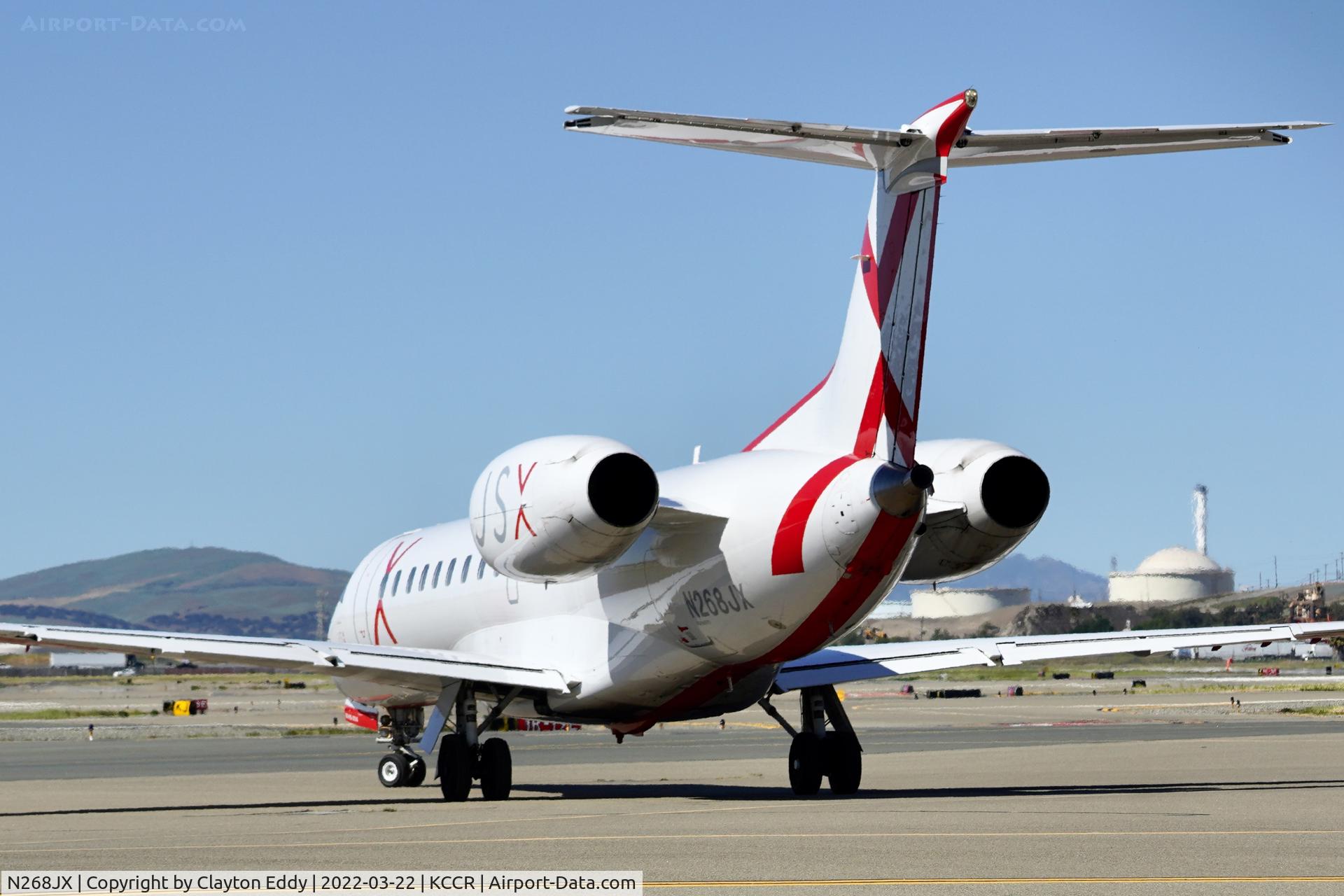 N268JX, 2001 Embraer ERJ-135ER (EMB-135ER) C/N 145499, Buchanan Field Concord Airport 2022.