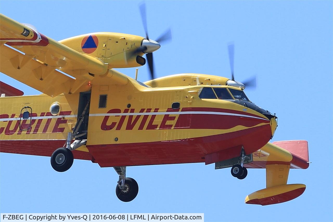 F-ZBEG, Canadair CL-215-6B11 CL-415 C/N 2015, Canadair CL-415, Short approach rwy 31R, Marseille-Marignane Airport (LFML-MRS)