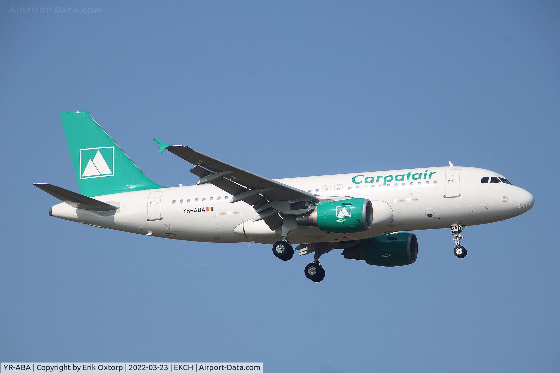 YR-ABA, 2007 Airbus A319-111 C/N 3041, YR-ABA landing rw 04L